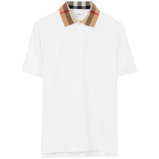 Burberry BURBERRY Men Polo Shirts 8071621 CODY A1464 WHITE Size US S / EU 44-46 / 1 - 1 Thumbnail