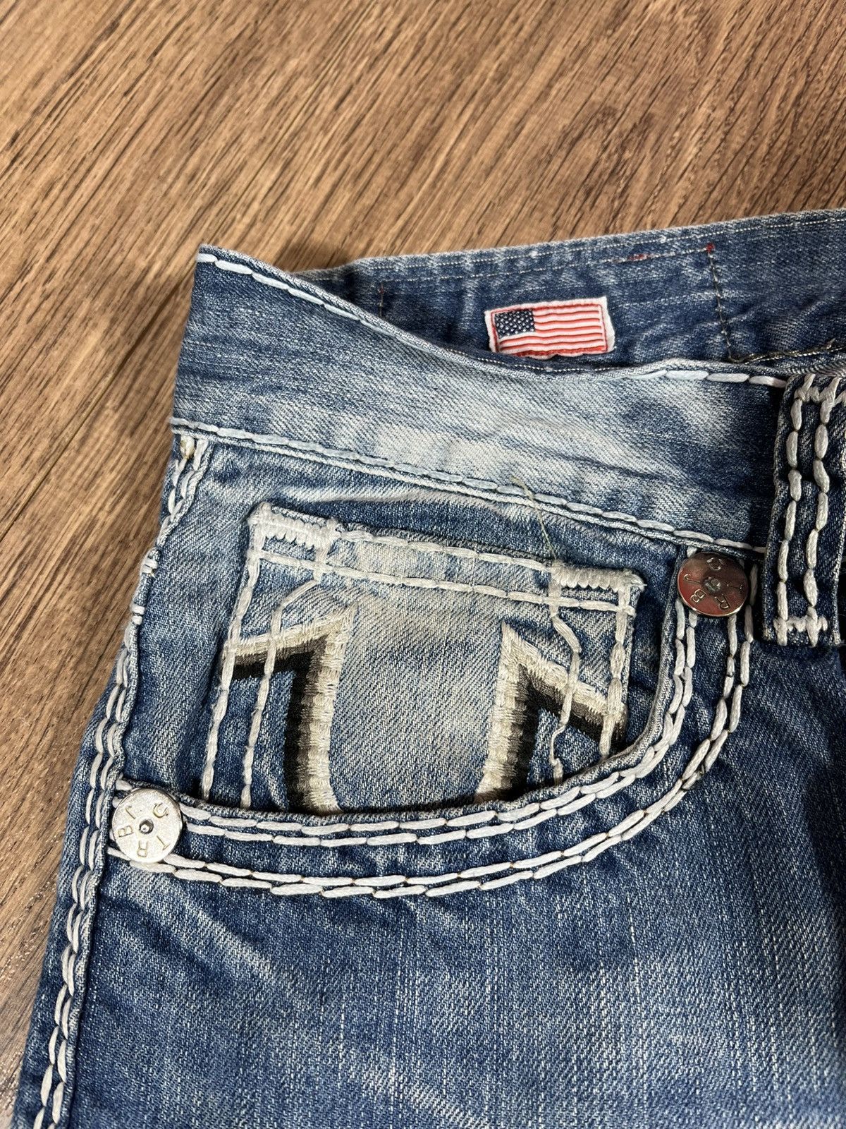 True Religion True Religion Straight Rare Denim Pants Jeans👖 Size US 34 / EU 50 - 6 Thumbnail