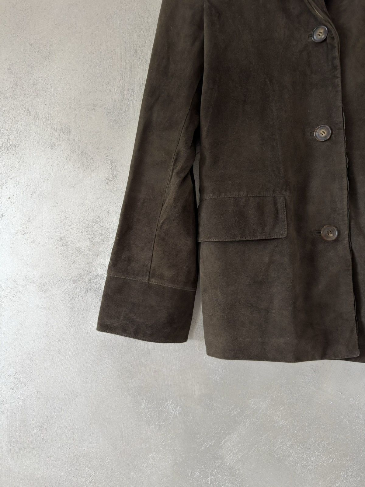 Loro Piana Loro Piana Reindeer Suede Leather Brown Jacket Size M / US 6-8 / IT 42-44 - 2 Thumbnail
