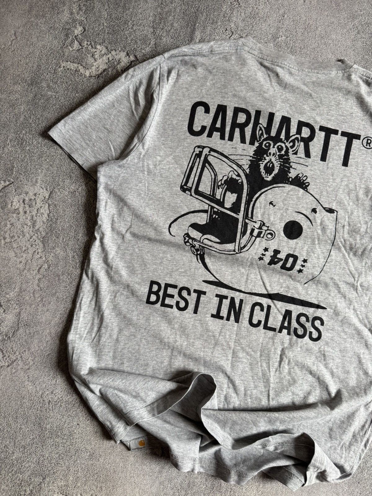 Carhartt Wip Carhartt M S/S RAT tee tshirt big logo Size US M / EU 48-50 / 2 - 2 Thumbnail