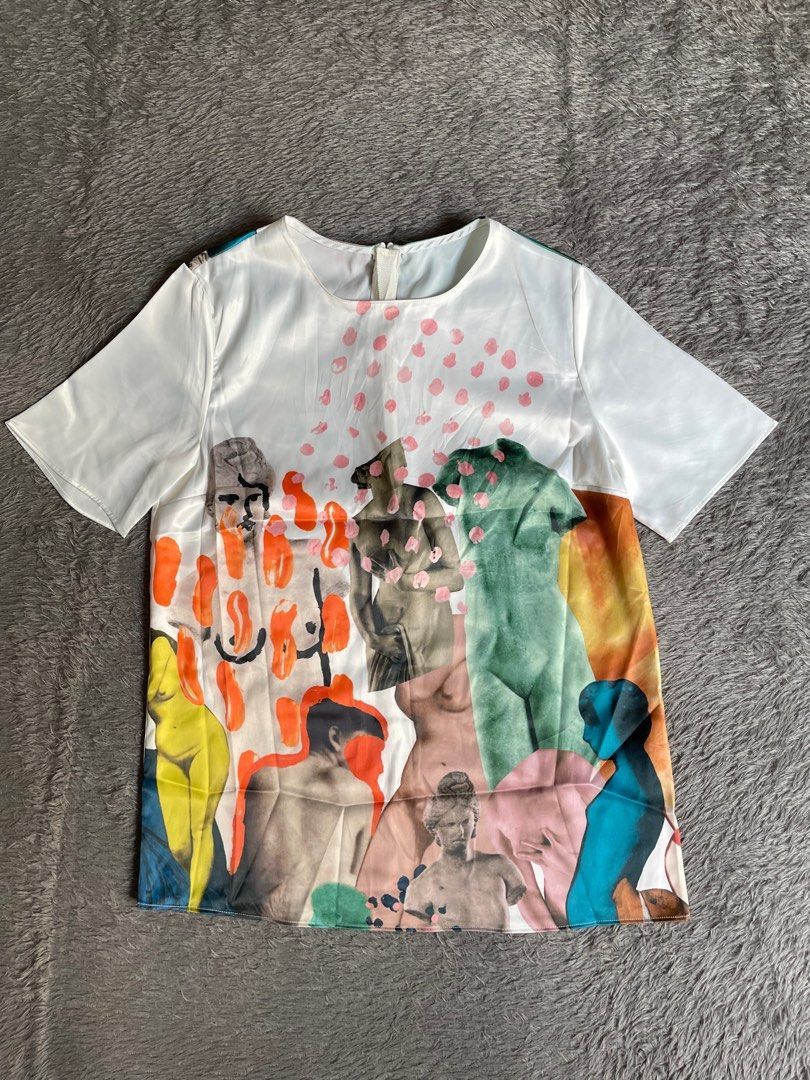 Marni Marni blouses SS19 Runway Collage Printed Drape Size M / US 6-8 / IT 42-44 - 2 Thumbnail
