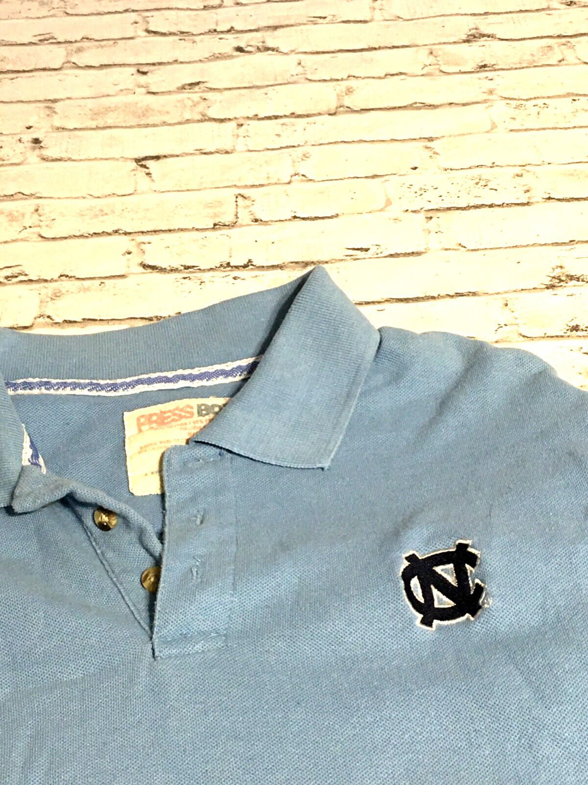 Other Large Light Blue North Carolina Tar Heels Polo Shirt Mens Size ONE SIZE - 1 Thumbnail