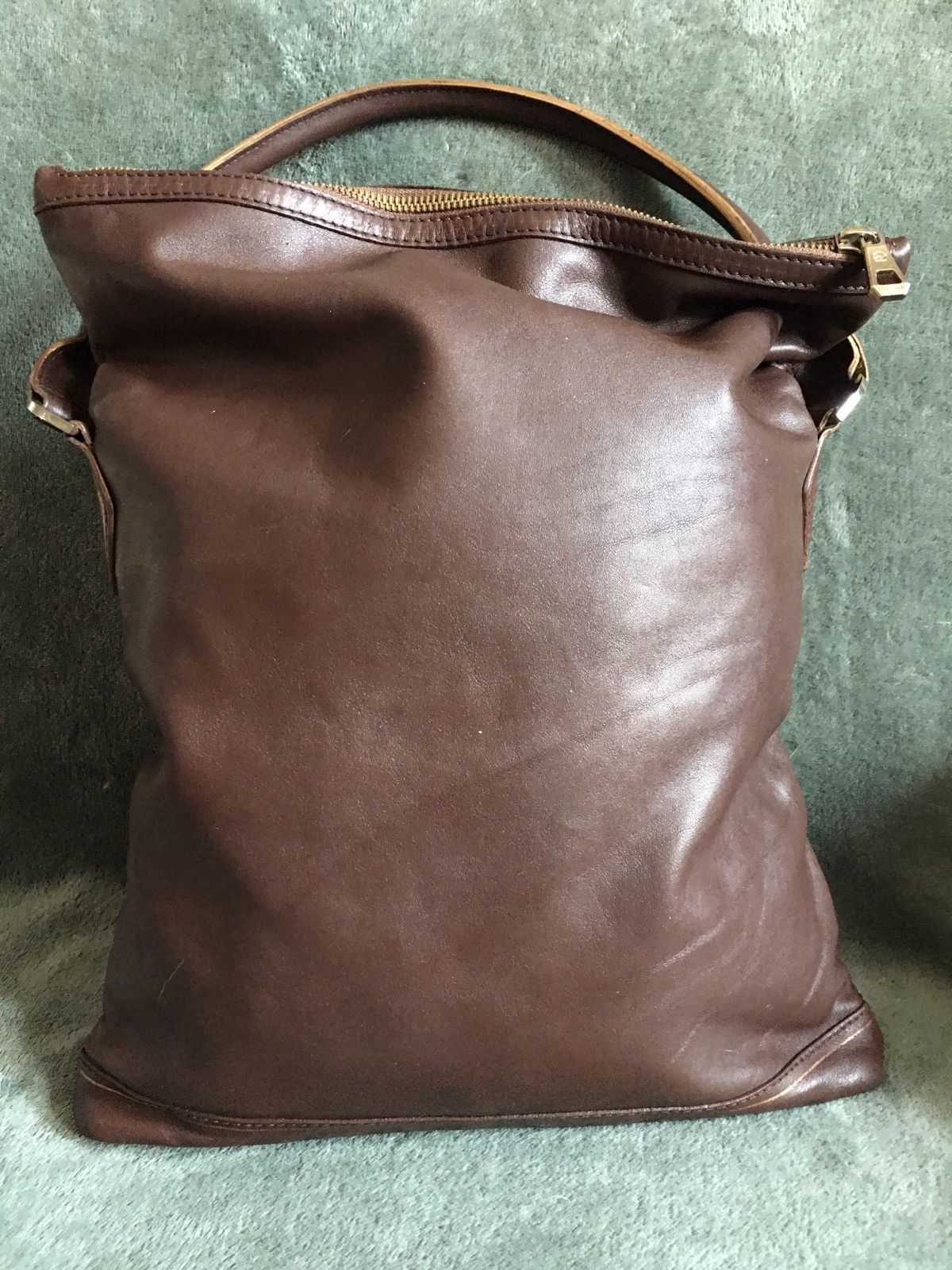 Longchamp Longchamp Brown Leather Vintage Handbag Hobo Bag Size ONE SIZE - 5 Thumbnail