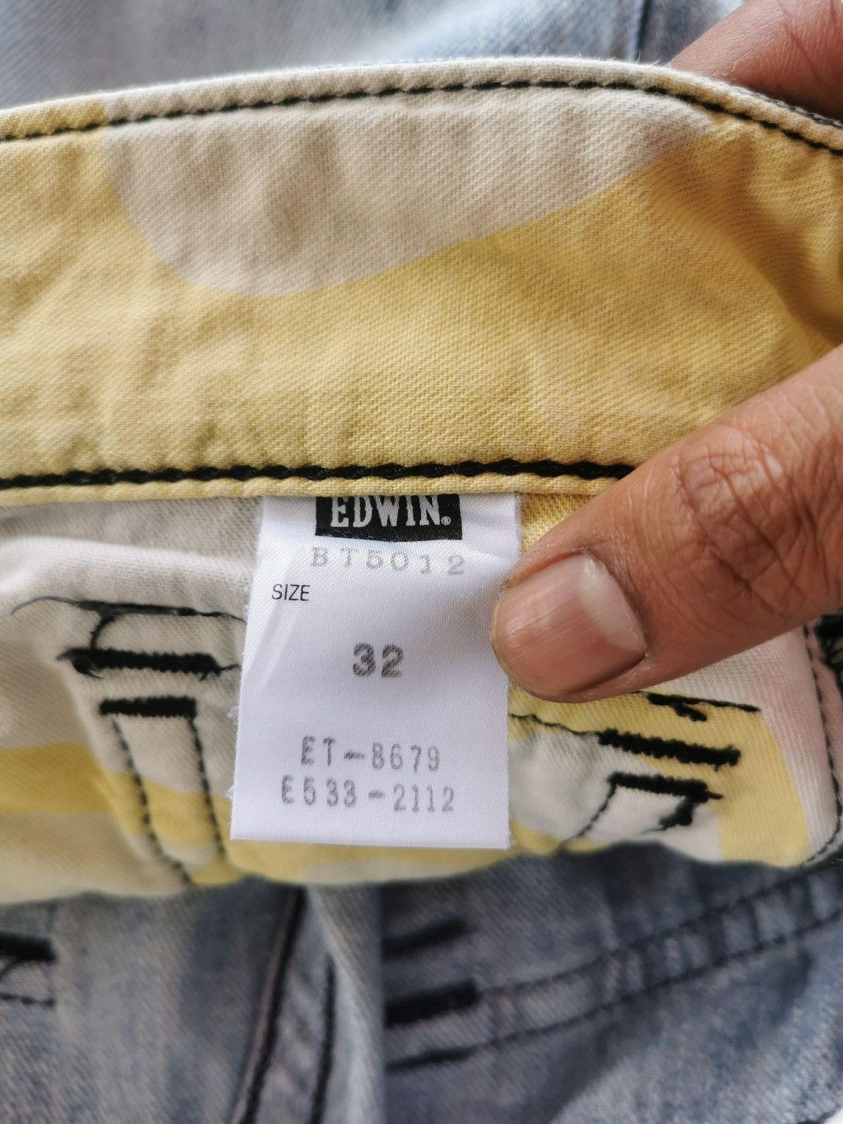 Edwin EDEdwin Blue Trip Distressed Flared Twisted Jeans Light Blue Size US 33 - 14 Thumbnail