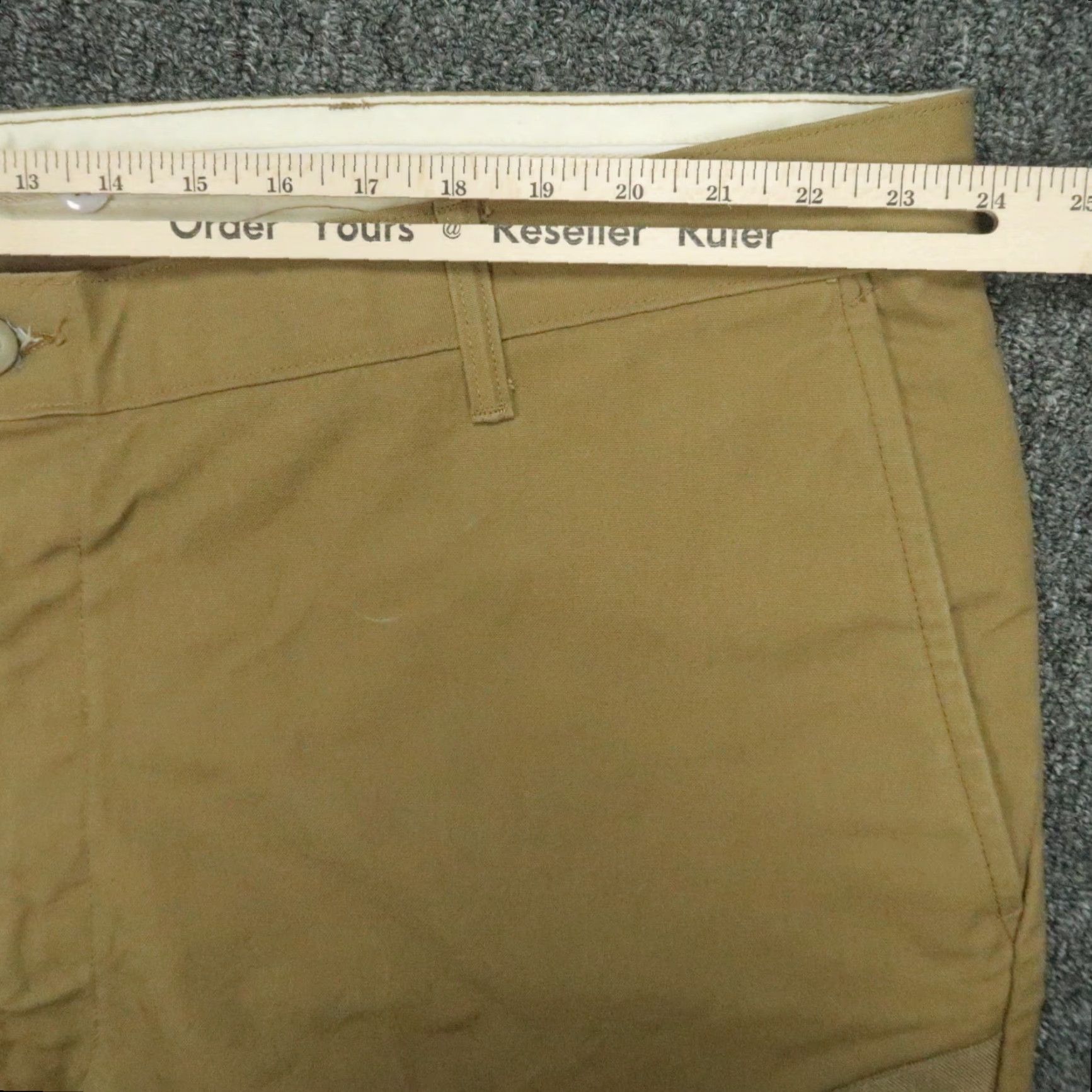 Vintage VINTAGE Cabela's Pants Mens 48x32 Brown Canvas Workwear Chino Straight 32" Inseam Mens Size US 32 / EU 48 - 6 Thumbnail