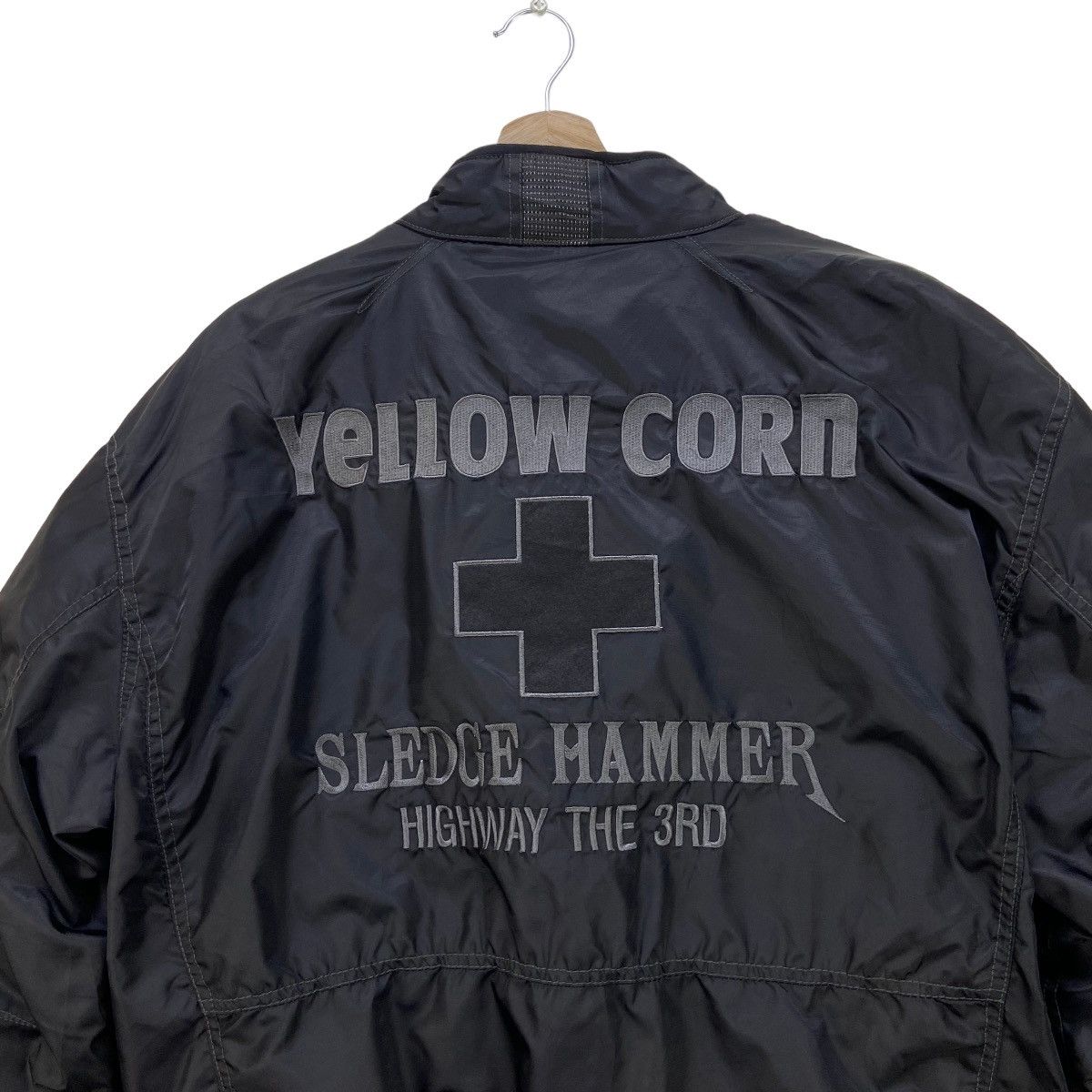 YELLOW CORN Sledge Hammer Highway The 3rd Bomber Moto Sport Biker Jacket Size US L / EU 52-54 / 3 - 3 Thumbnail