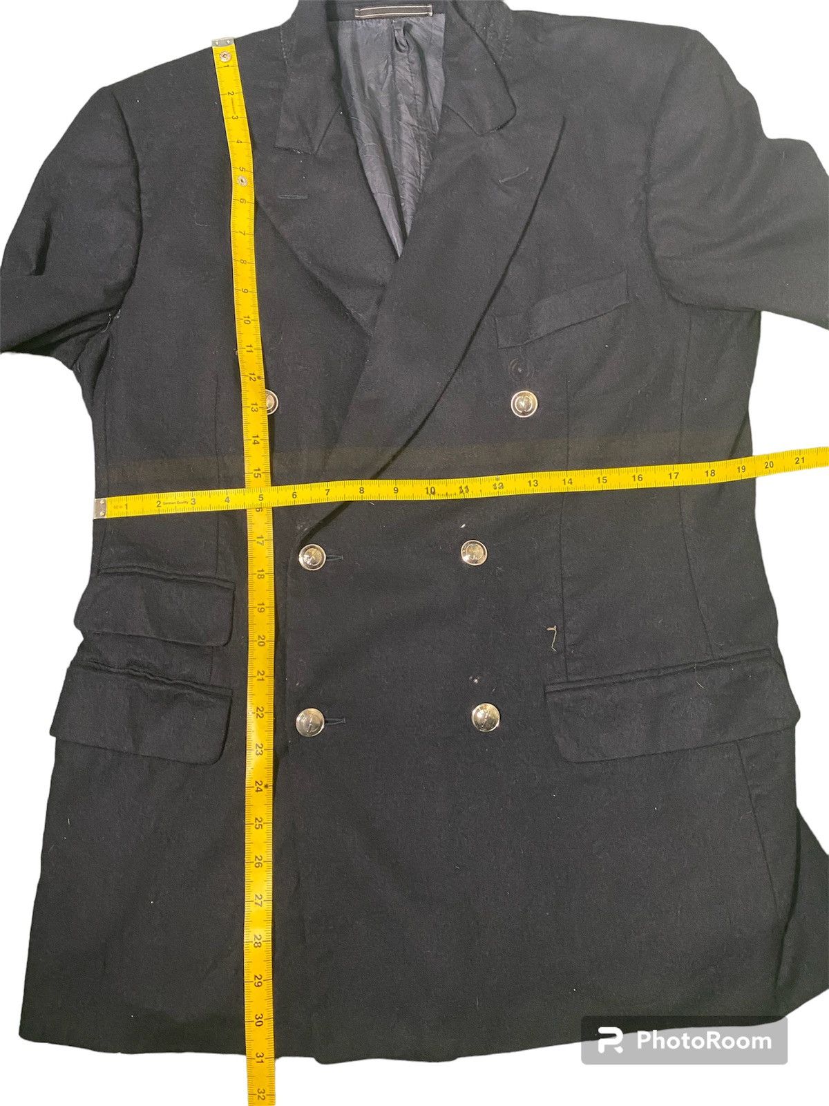 Gucci VINTAGE GUCCI WOOL BLAZER JACKET Size 50S - 3 Thumbnail