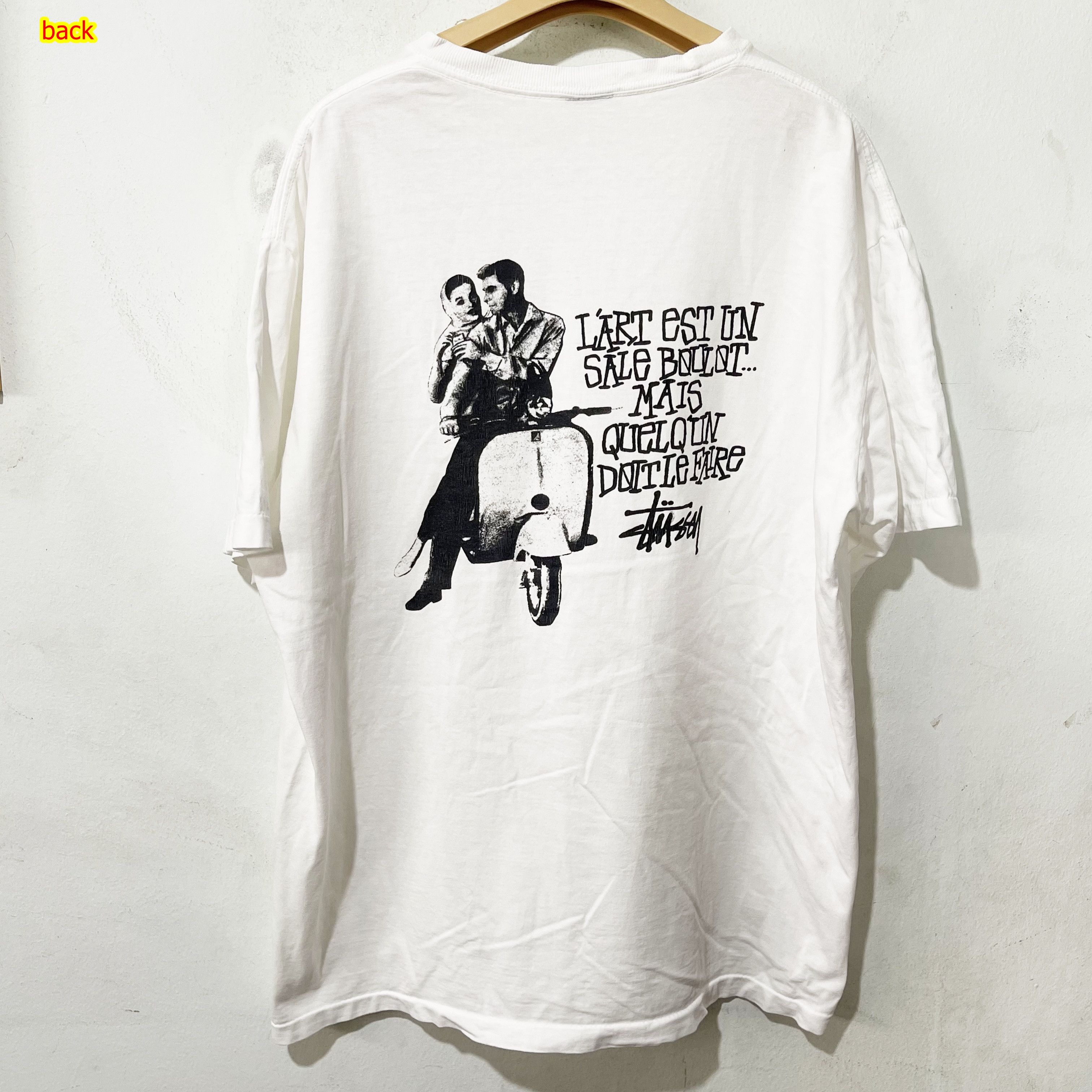 Vintage 90s Stussy Remixed Classics Vespa T-Shirt