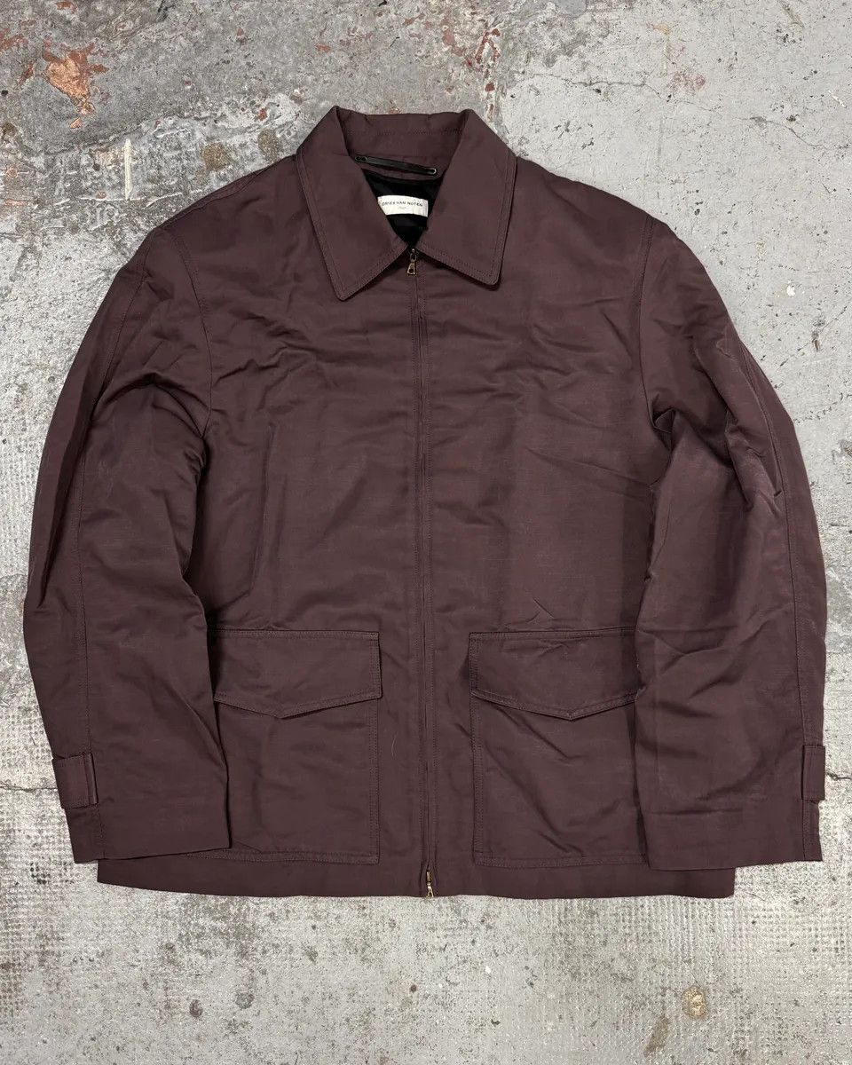 Dries Van Noten Dries Van Noten Brown Minimalist Zip-up Jacket Size US M / EU 48-50 / 2 - 1 Thumbnail