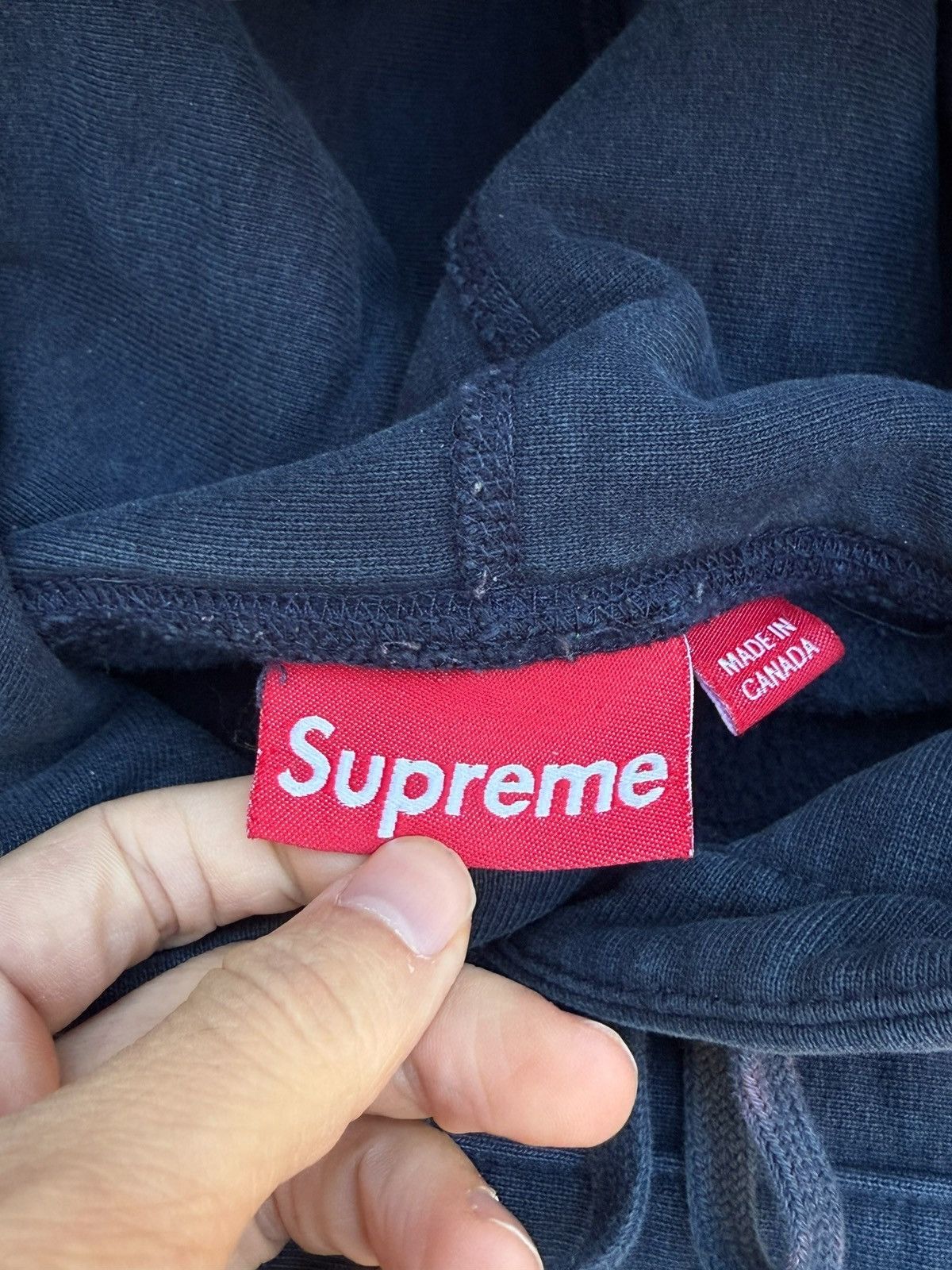 Supreme Supreme 2012 navy box logo hoodie Size US M / EU 48-50 / 2 - 6 Thumbnail
