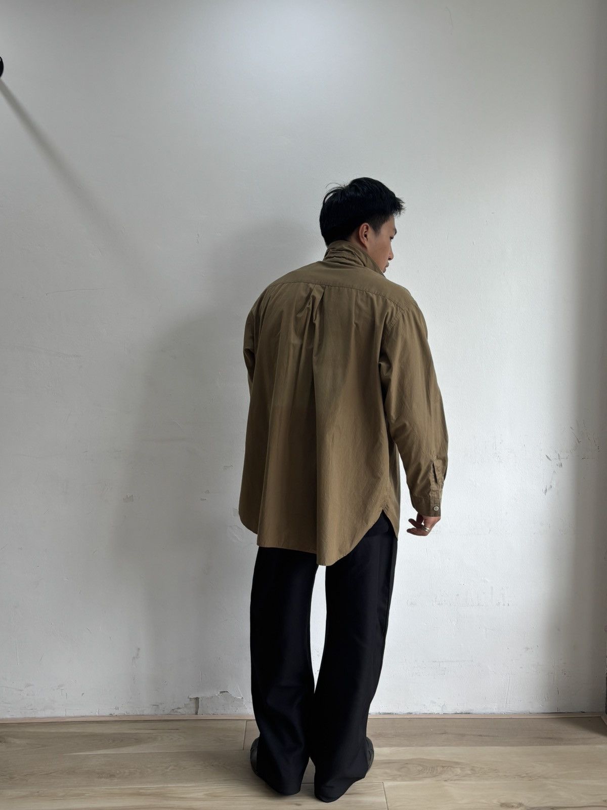 Yohji Yamamoto Yohji Yamamoto Pour Homme 90s 3 collars oversized shirt Size US M / EU 48-50 / 2 - 12 Thumbnail