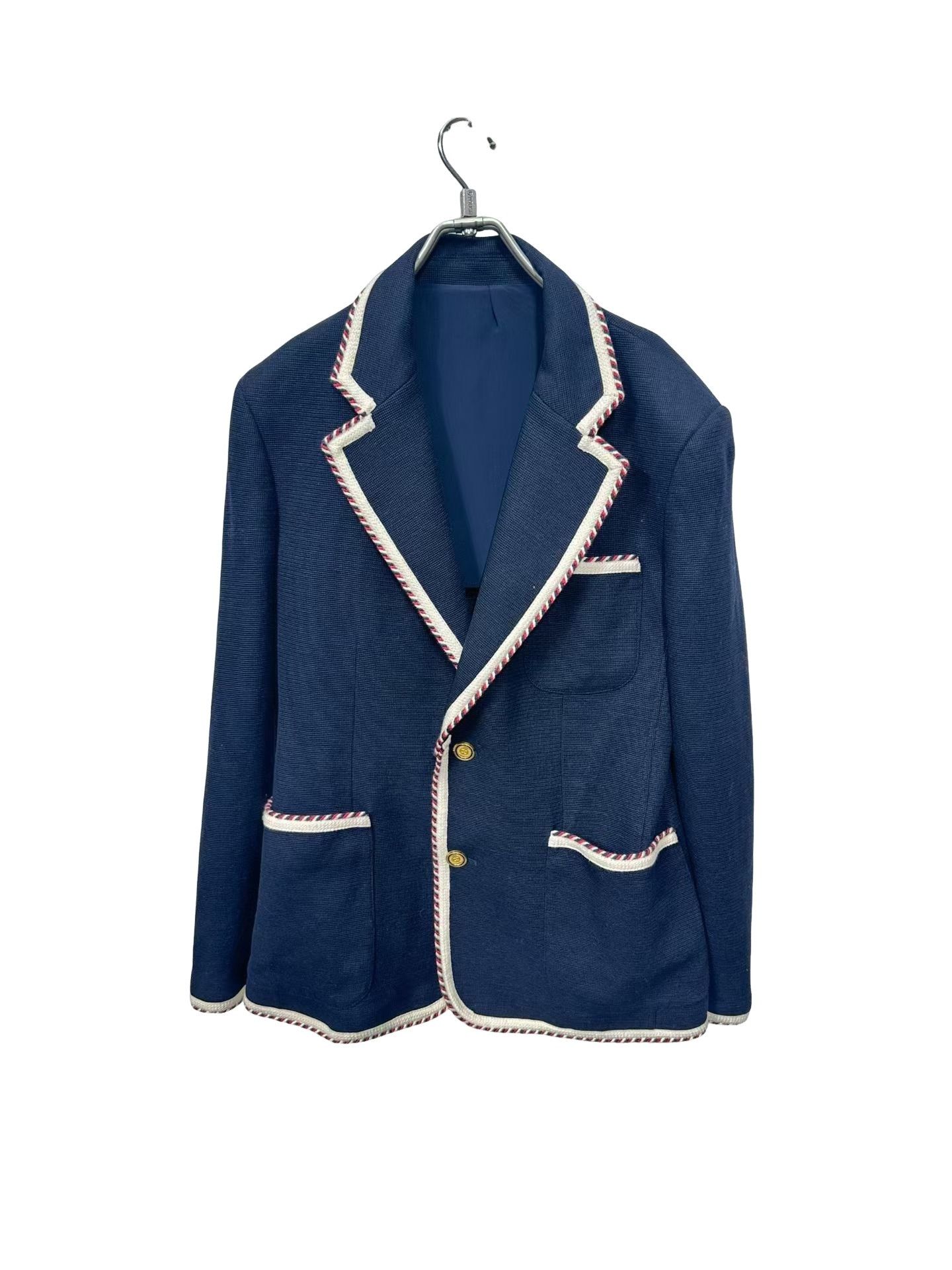 Valentino Valentino Contrast Trim Braided Blazer 38R Size 38R - 1 Thumbnail
