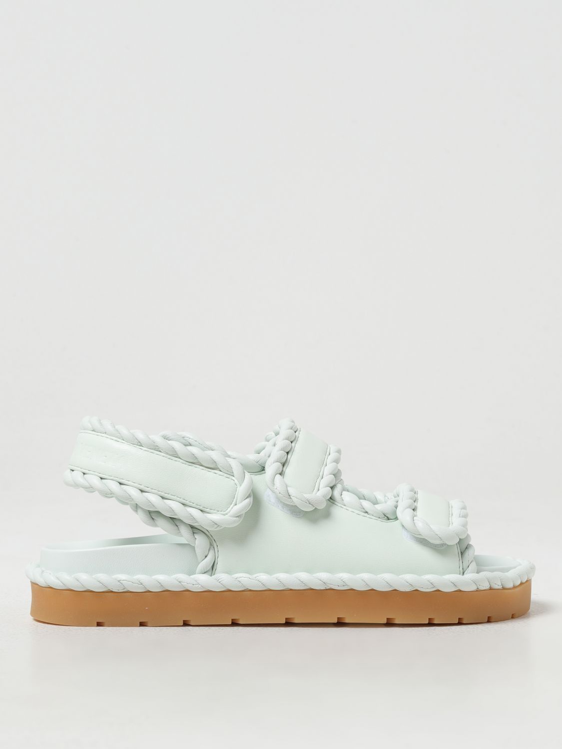 image of Bottega Veneta Heel Shoesed Sandals Woman White, Women's (Size 7)
