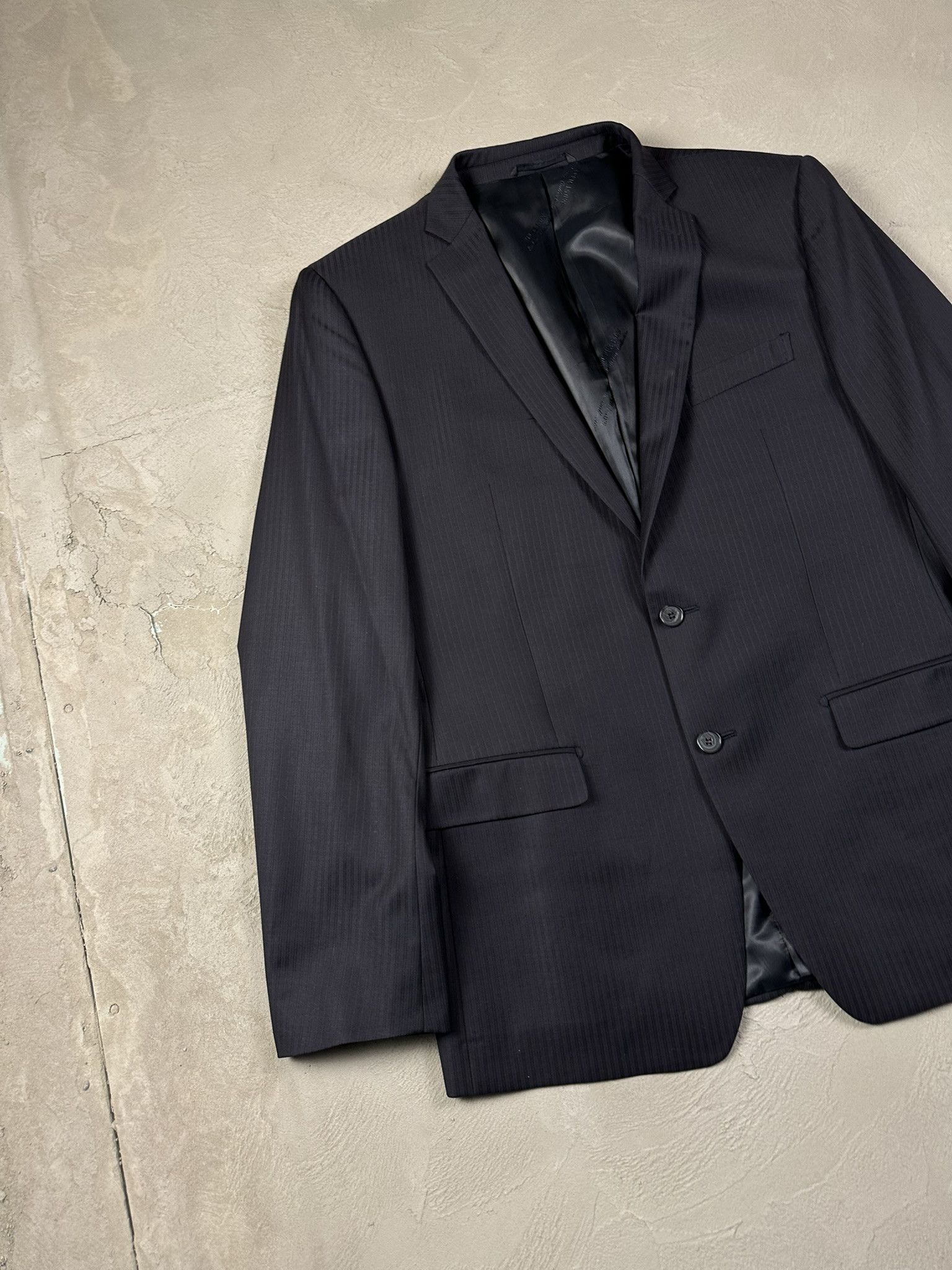 Balmain Vintage Balmain Paris Wool Slim Fit Blazer Size 54R - 2 Thumbnail