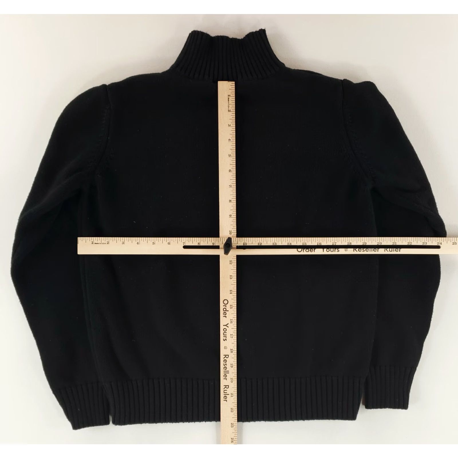 Polo Ralph Lauren Polo Jeans Ralph Lauren Sweater Black Mens L Cotton Flag Spellout Size US L / EU 52-54 / 3 - 7 Thumbnail
