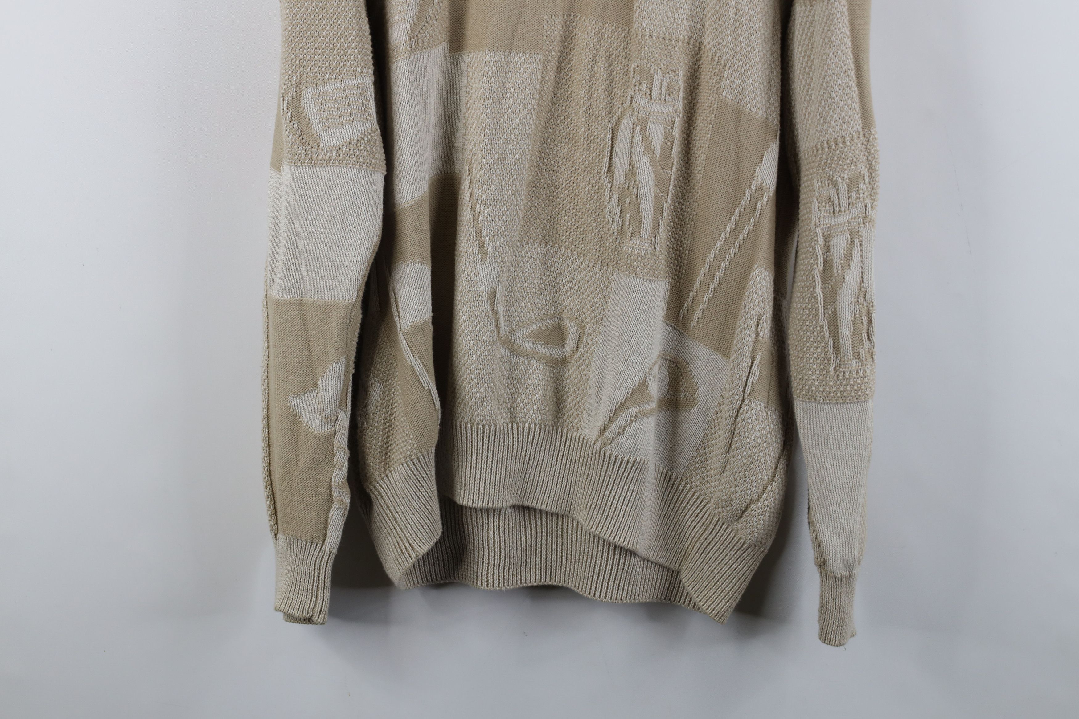 Vintage Vintage 90s Streetwear Golf All Over Print Knit Sweater Size US L / EU 52-54 / 3 - 12 Thumbnail