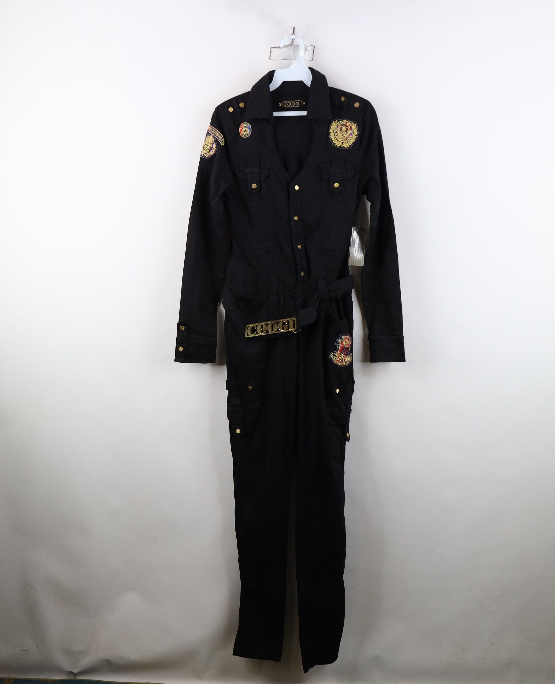Coogi Deadstock Vintage Y2K Coogi Womens Stretch Denim Coveralls Size M / US 6-8 / IT 42-44 - 2 Thumbnail