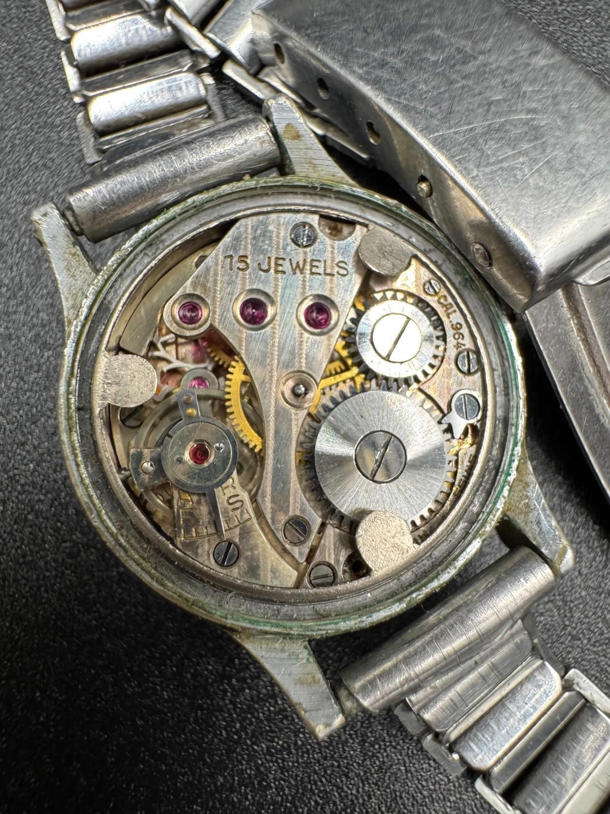 Hardcore Elegance Vintage Eloga Waterproof Swiss Watch AS 964 15 Jewels Manual Size ONE SIZE - 8 Thumbnail