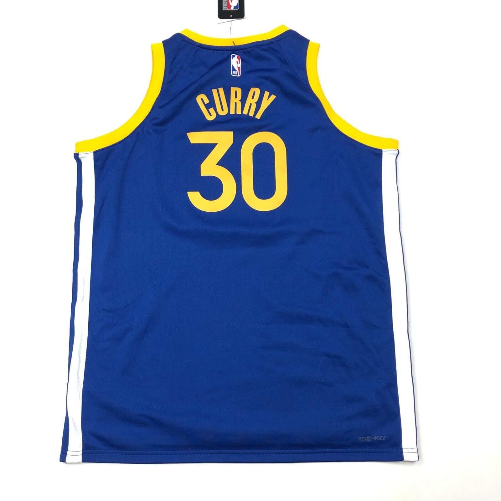 NBA × Nike New Golden State Warriors Curry 30 Icon Jersey Size XL Nike Size US XL / EU 56 / 4 - 5 Thumbnail