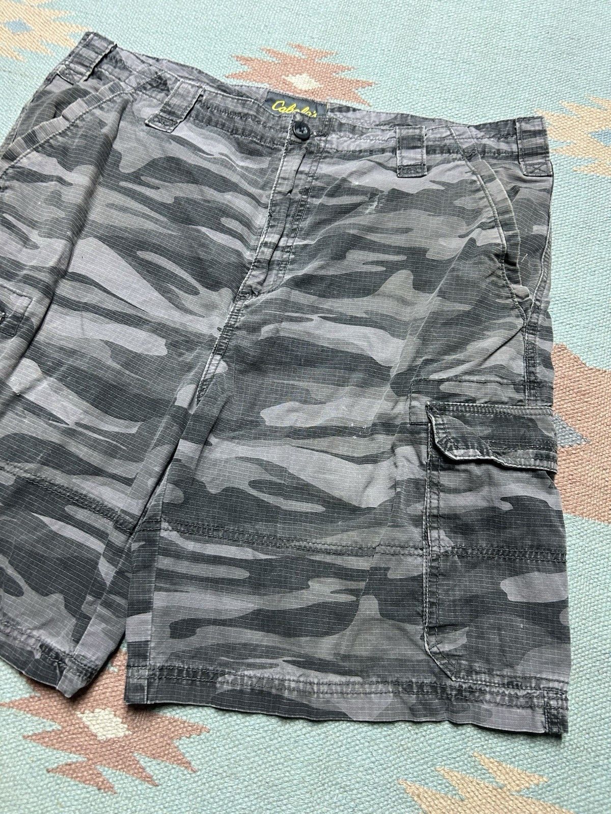 Cabelas Cabelas camo cargo shorts cotton ripstop camouflage baggy 36 Size US 36 / EU 52 - 3 Thumbnail