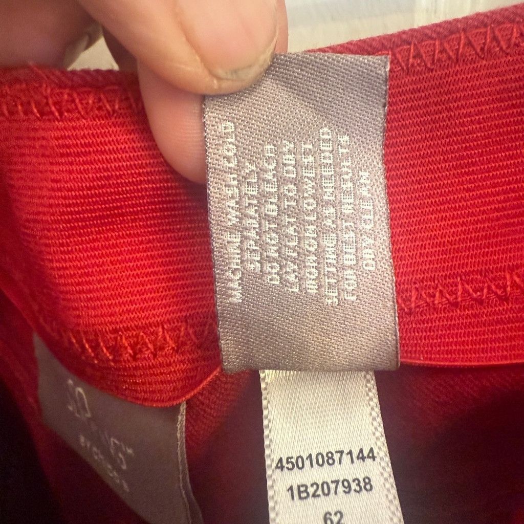 Chicos Women's Chico's red So Slimming Pants Size 0.5 Red Size 28" / US 6 / IT 42 - 7 Thumbnail