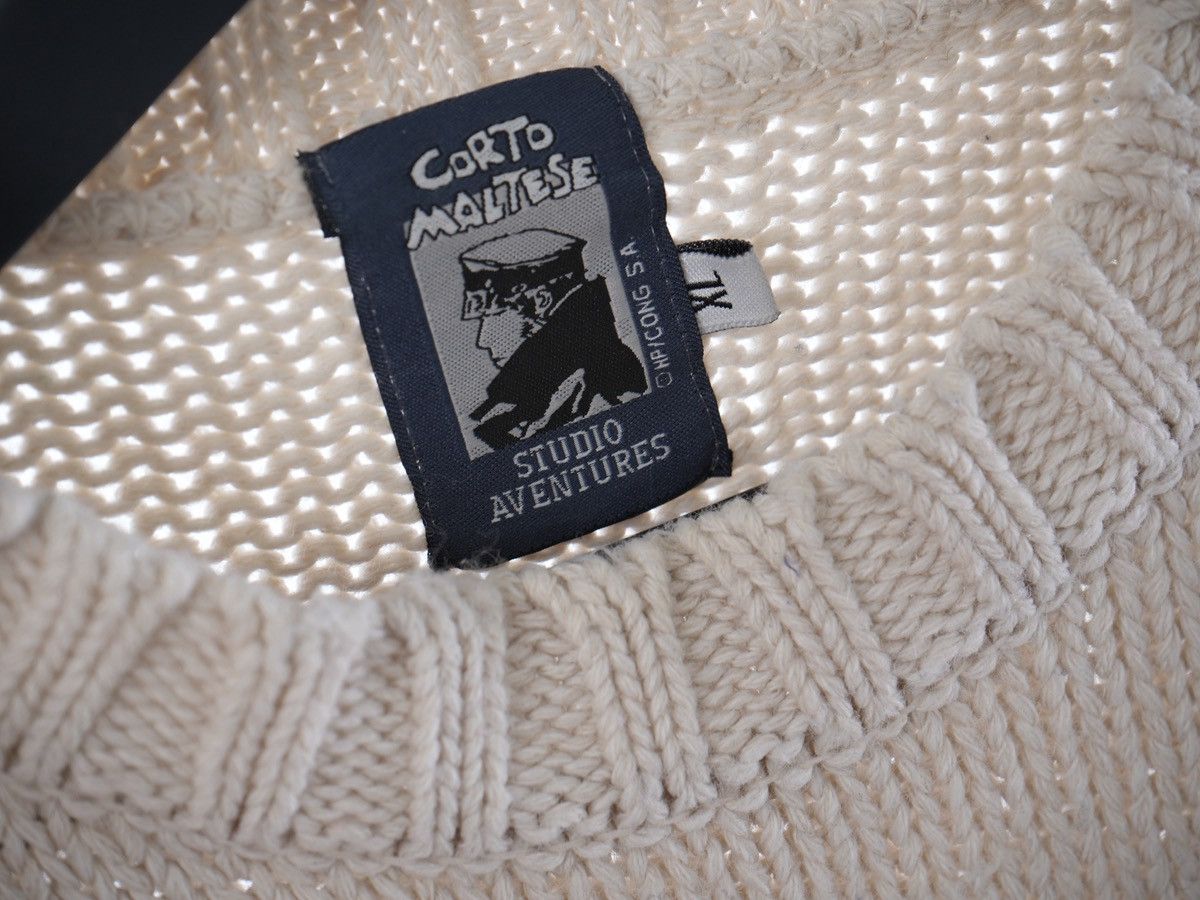 Vintage Vintage 90 Corto Maltese Studio Aventures Knit wool Sweater Size US XL / EU 56 / 4 - 5 Thumbnail