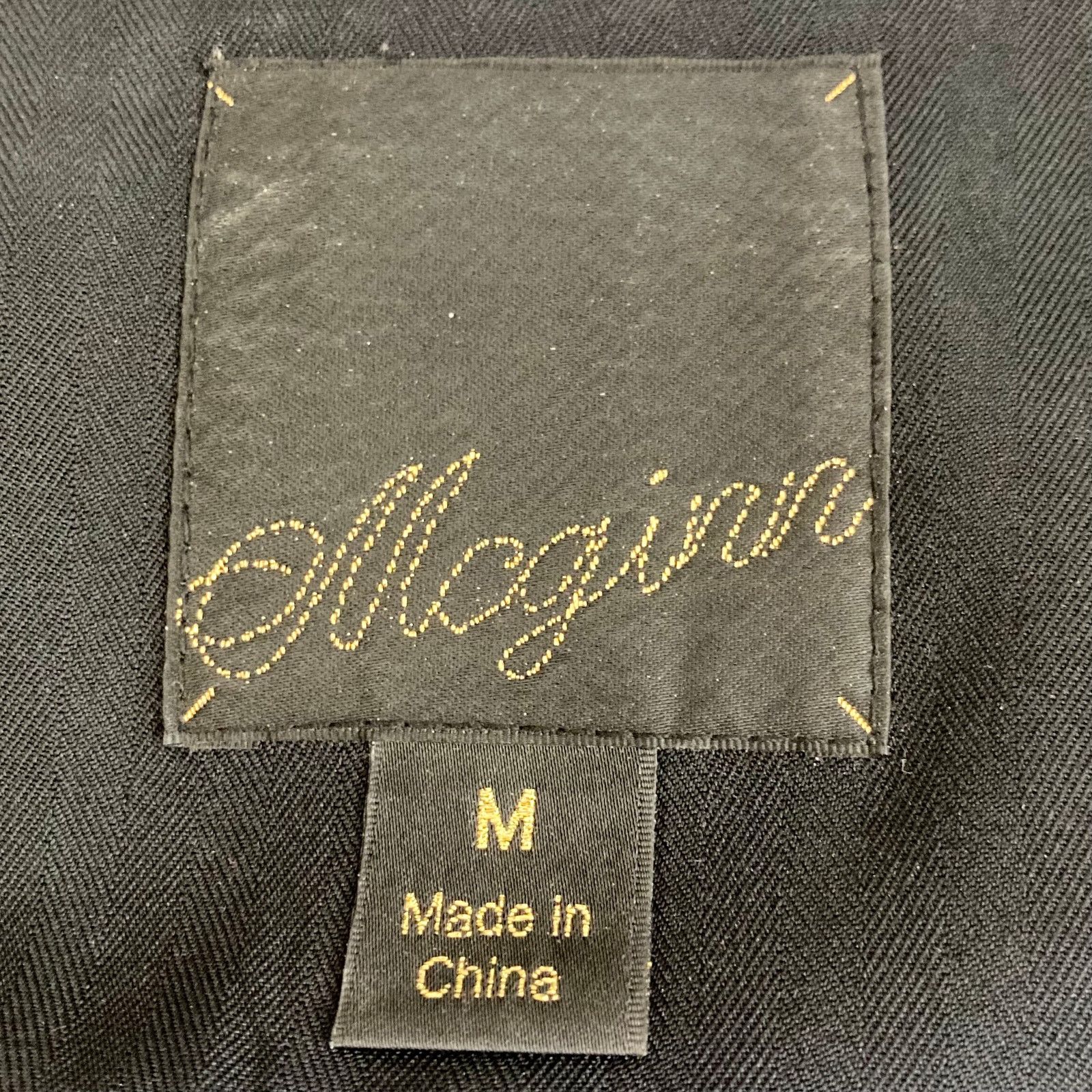Other Mcginn black silk moto jacket, womens med convertible coat Size M / US 6-8 / IT 42-44 - 11 Thumbnail