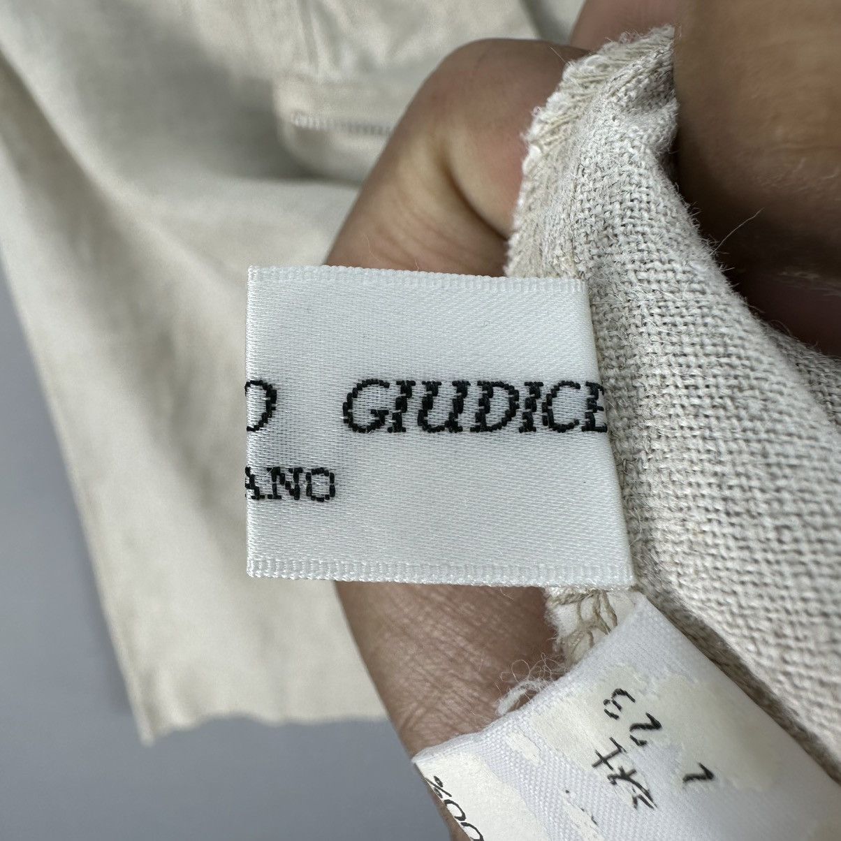 Gianni Valentino Vintage Gianni Lo Giudice Milano Hemp Pullover Jacket Size US M / EU 48-50 / 2 - 12 Thumbnail