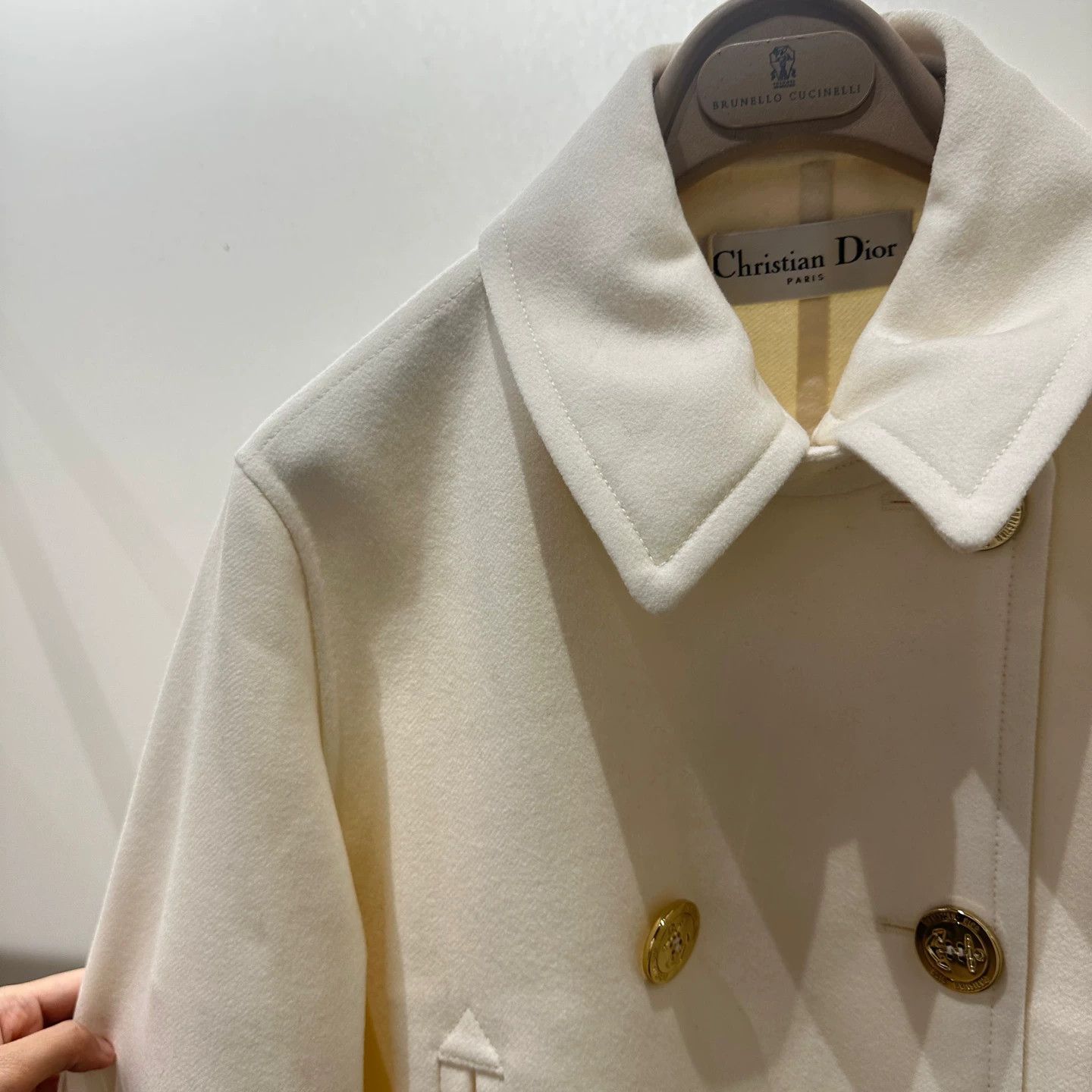 Christian Dior Monsieur Christian Dior apr183 Wool Classic Coat Women's 38 Size S / US 4 / IT 40 - 5 Thumbnail