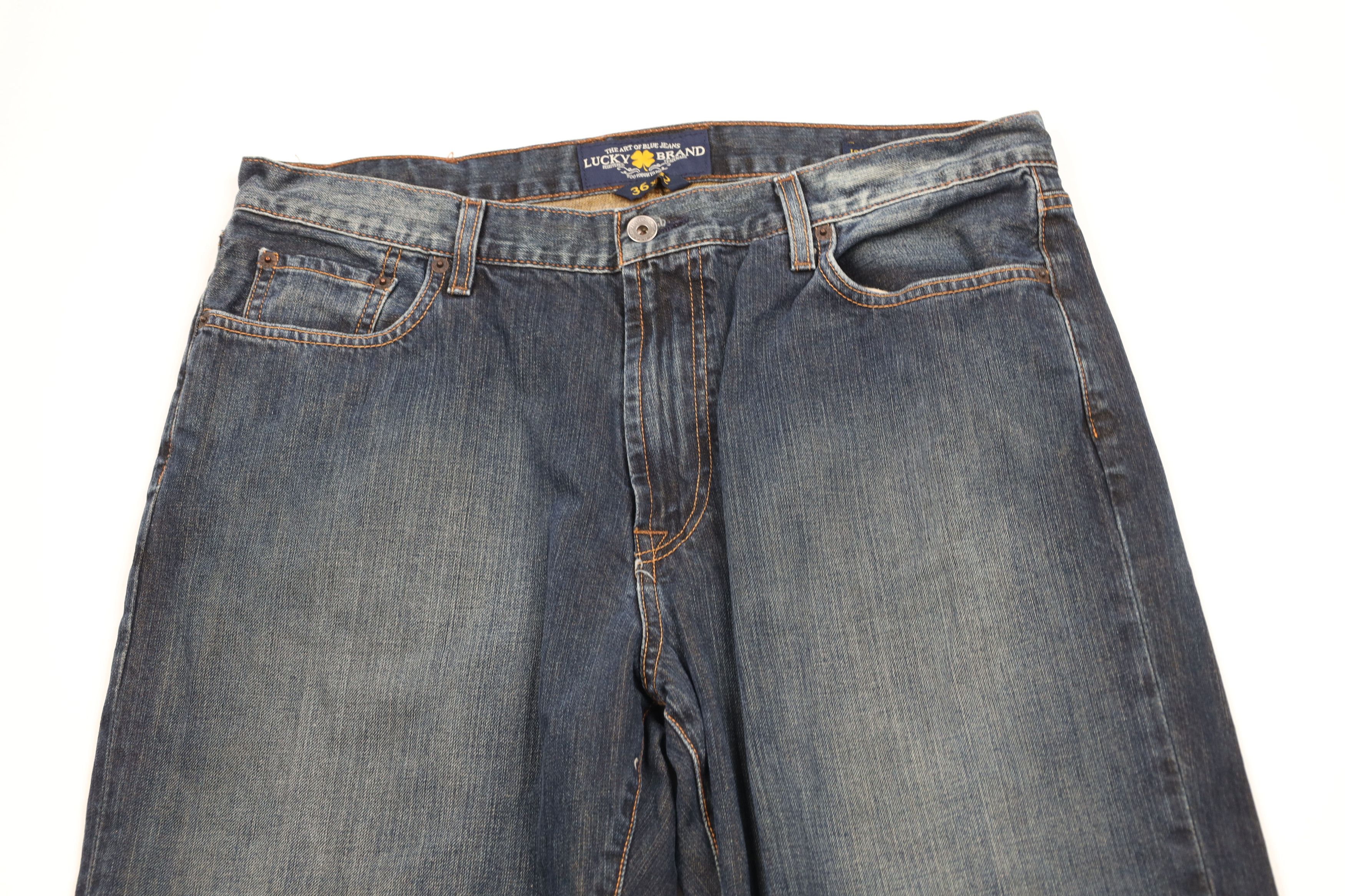 Lucky Brand Vintage Y2K Lucky Brand Jeans Straight Wide Leg Jeans Size US 36 / EU 52 - 2 Thumbnail