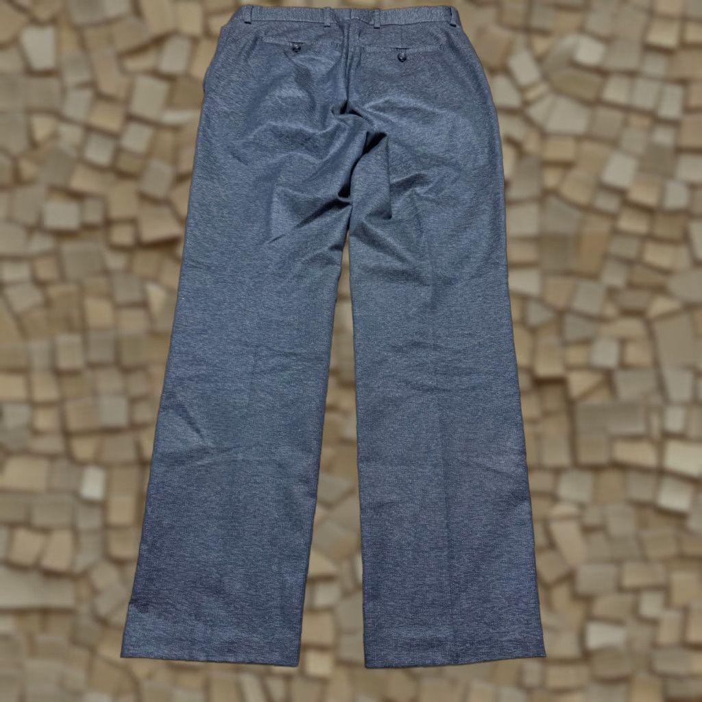 Banana Republic Banana Republic Pants Men's 33x32 Black Dress Pants Slim Fit Flat Front Straight Dressy Casual Preppy Size US 33 - 1 Thumbnail