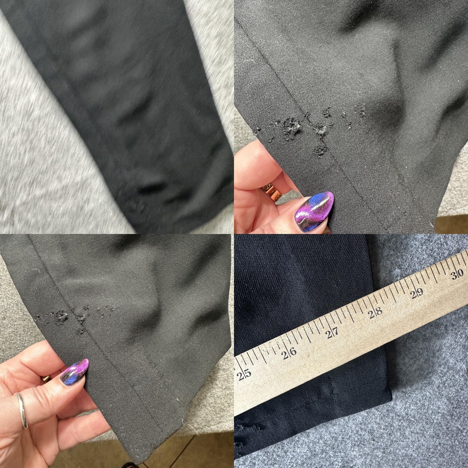 Jean Paul Gaultier Jean Paul Gaultier Pants Womens 4 Black Wool Tuxedo Stripe Made In Italy Size 27" / US 4 / IT 40 - 8 Thumbnail