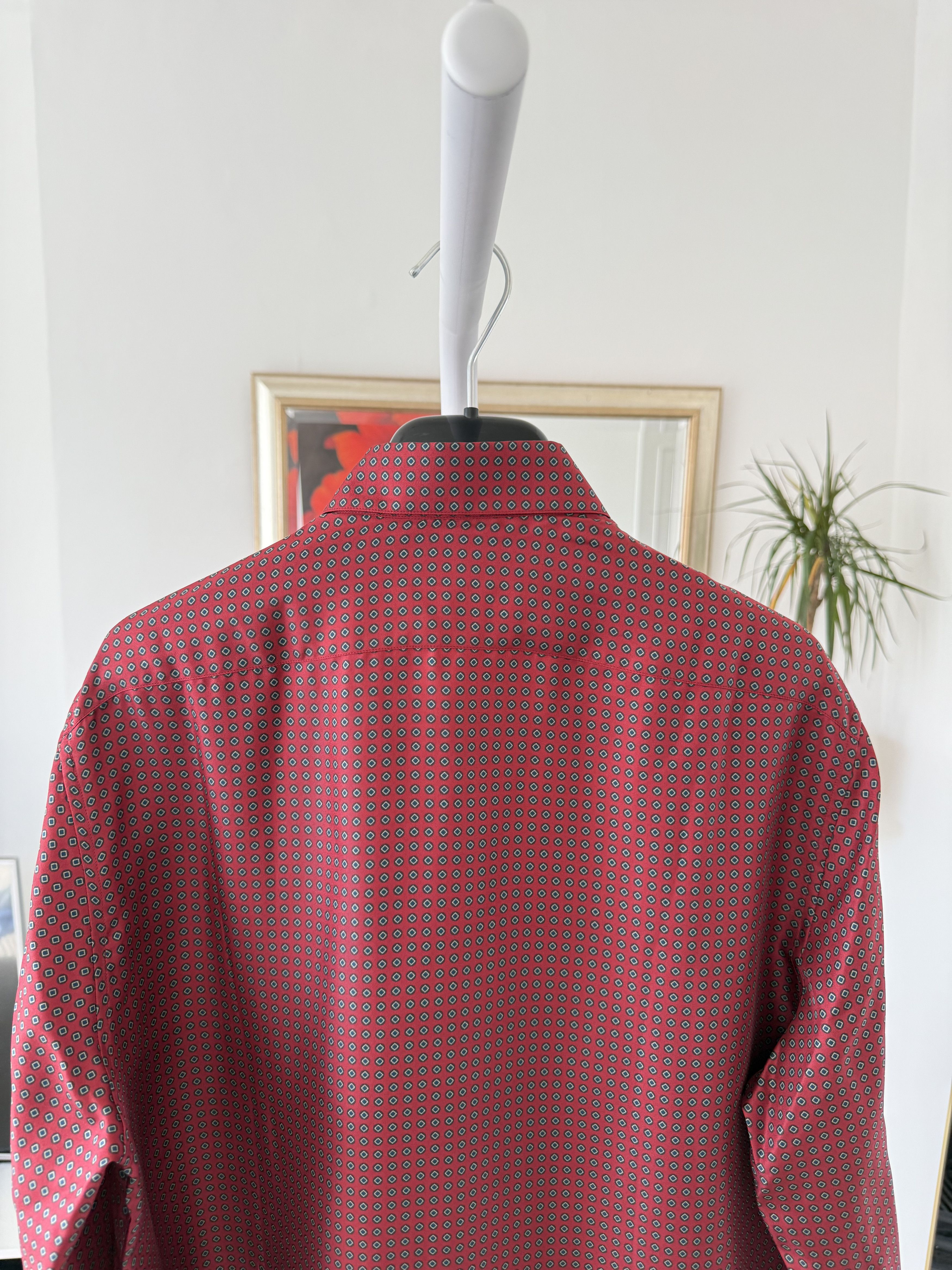 Saint Laurent Paris SS23 Saint Laurent Silk Diamond Shirt Size US M / EU 48-50 / 2 - 9 Thumbnail