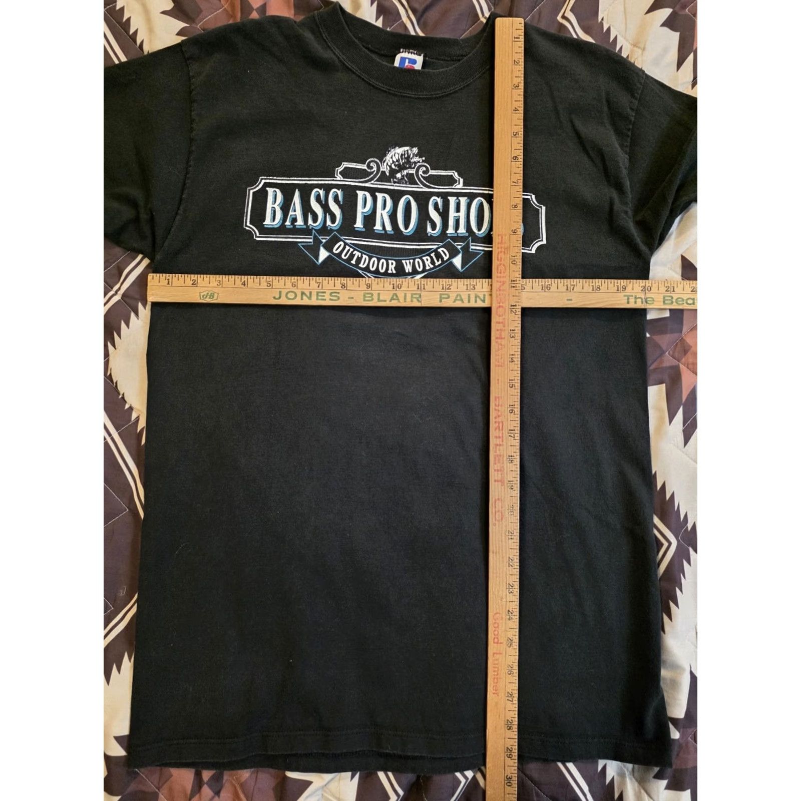 Russell Athletic VINTAGE Russell Athletic Bass Pro Shop Outdoor World T Shirt Black Men's Large Size US L / EU 52-54 / 3 - 6 Thumbnail