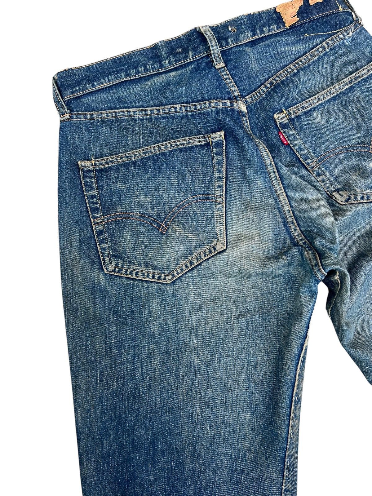 Levi's 60s 70s Levi’s 501 Big E Rust Dirty Mud Denim Selvedge Jeans Size US 32 / EU 48 - 17 Thumbnail