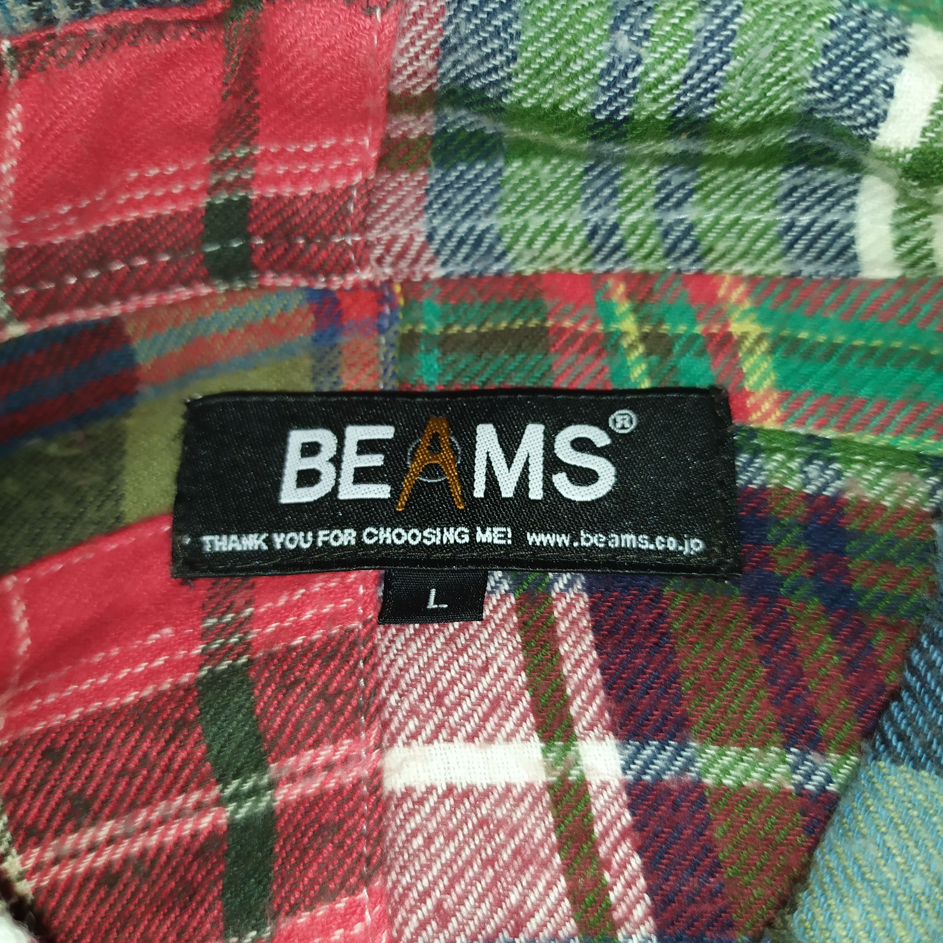 Beams Plus Beams Plus "Kamakura" Patchwork Shirt Size US L / EU 52-54 / 3 - 3 Thumbnail
