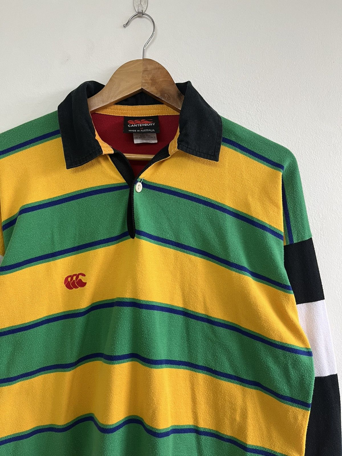 Vintage Canterbury Multi colour Ugly Polo Rugby