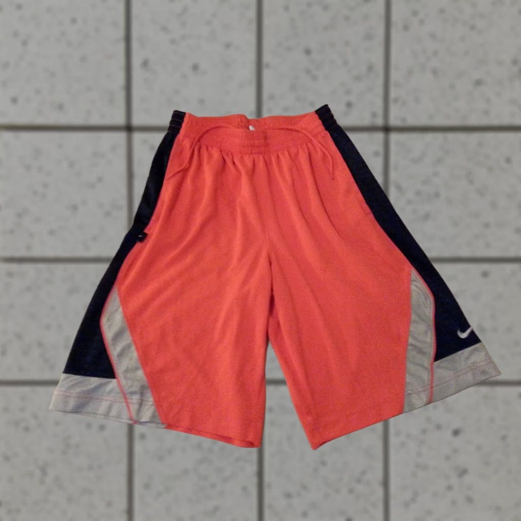 Nike Nike Shorts Orange Basketball Athletic Mens S Small Size US 29 - 1 Thumbnail