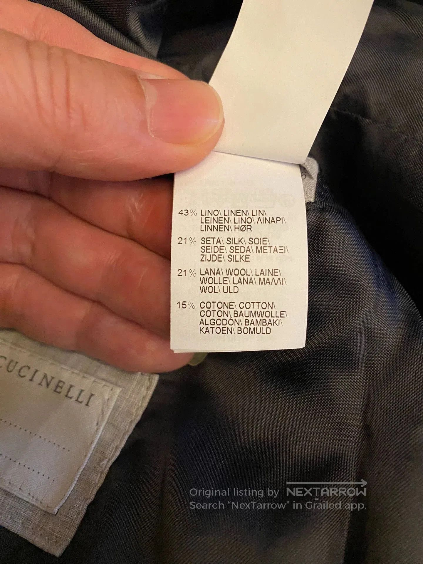 Brunello Cucinelli Multi Checkered Zip. Size US M / EU 48-50 / 2 - 6 Thumbnail
