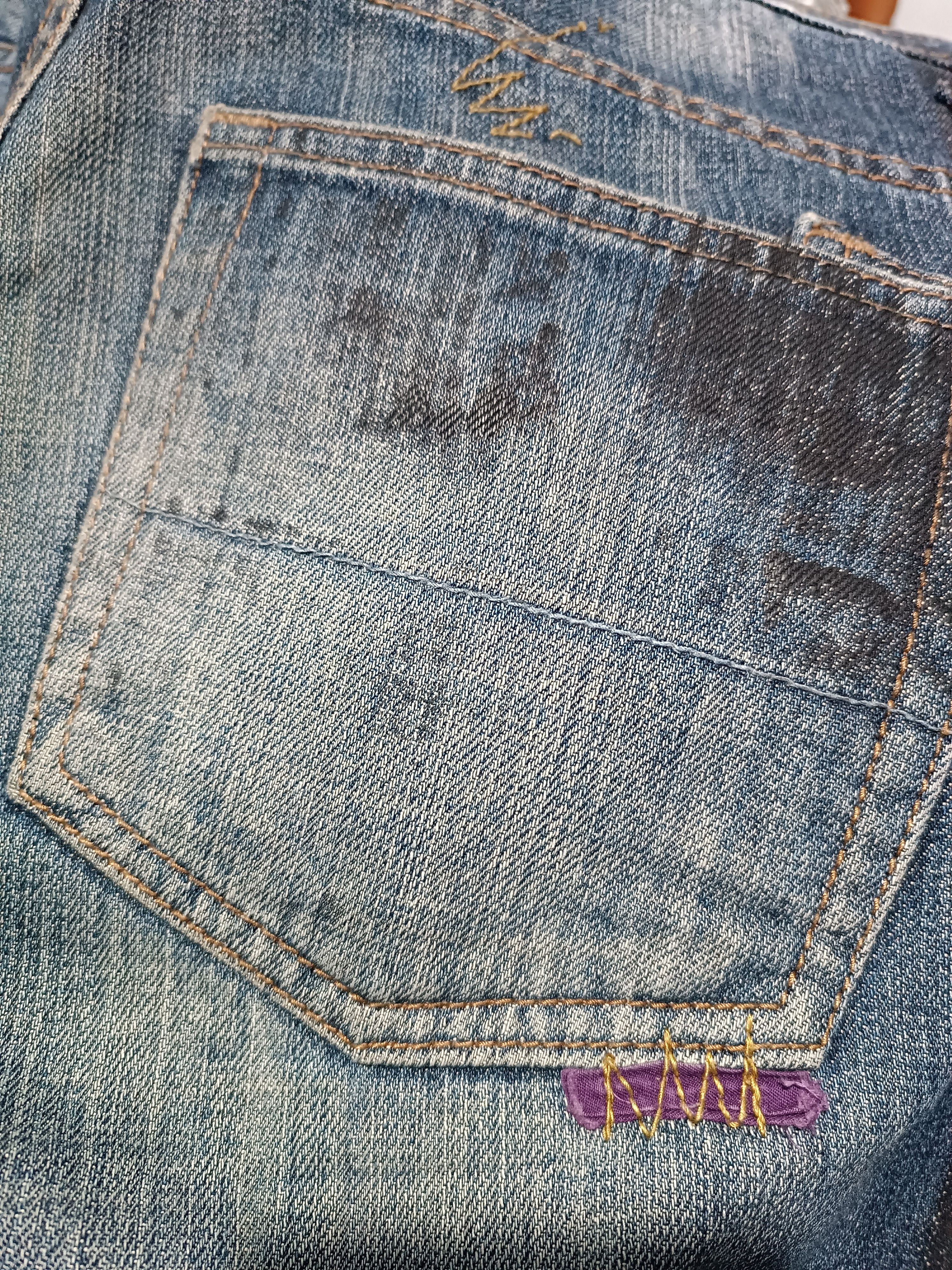 Prps Prps Distressed Waxed Bootcut Flare Denim Pant Size US 28 / EU 44 - 8 Thumbnail