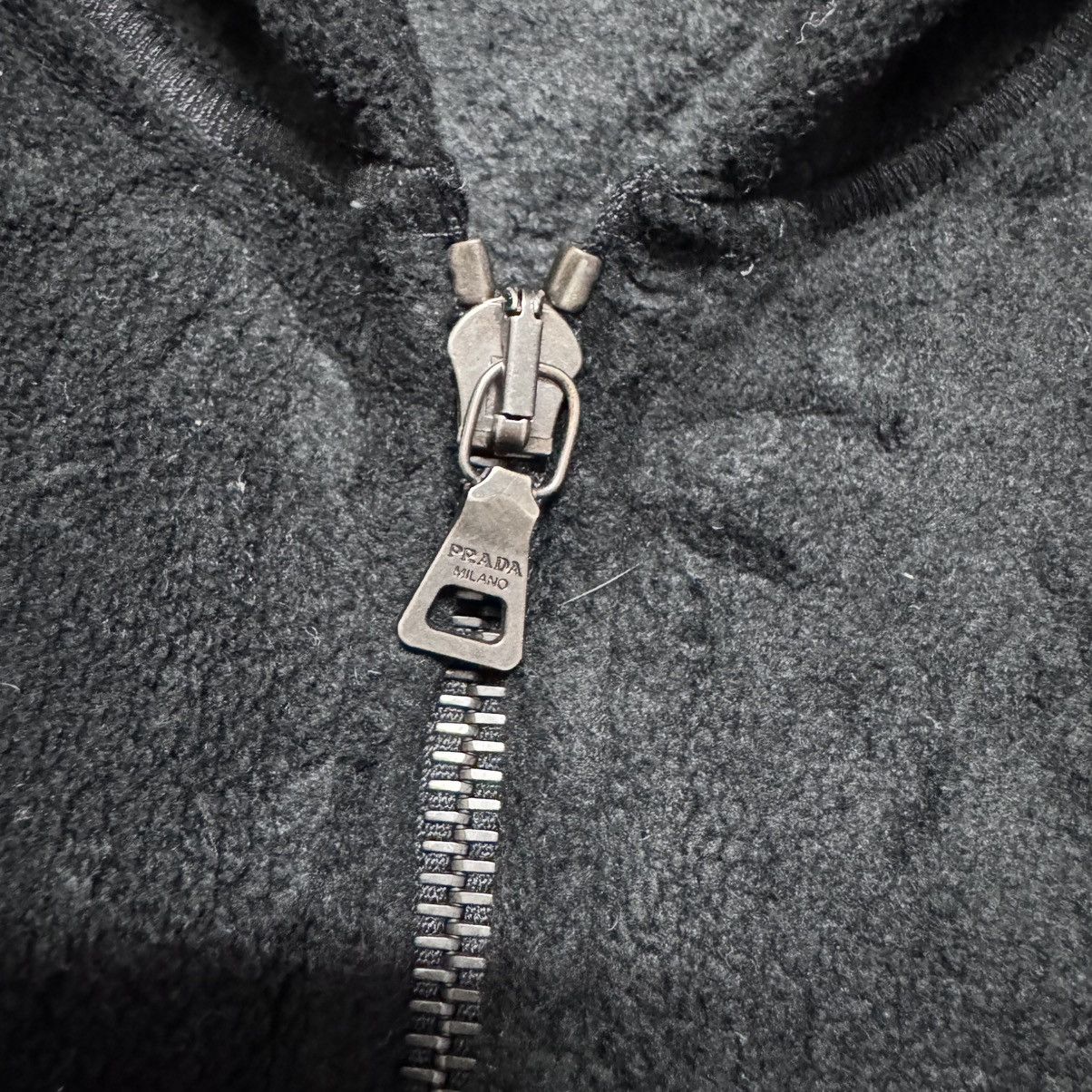Prada Prada Fleece Jacket Redtab Hooded Size S / US 4 / IT 40 - 14 Thumbnail