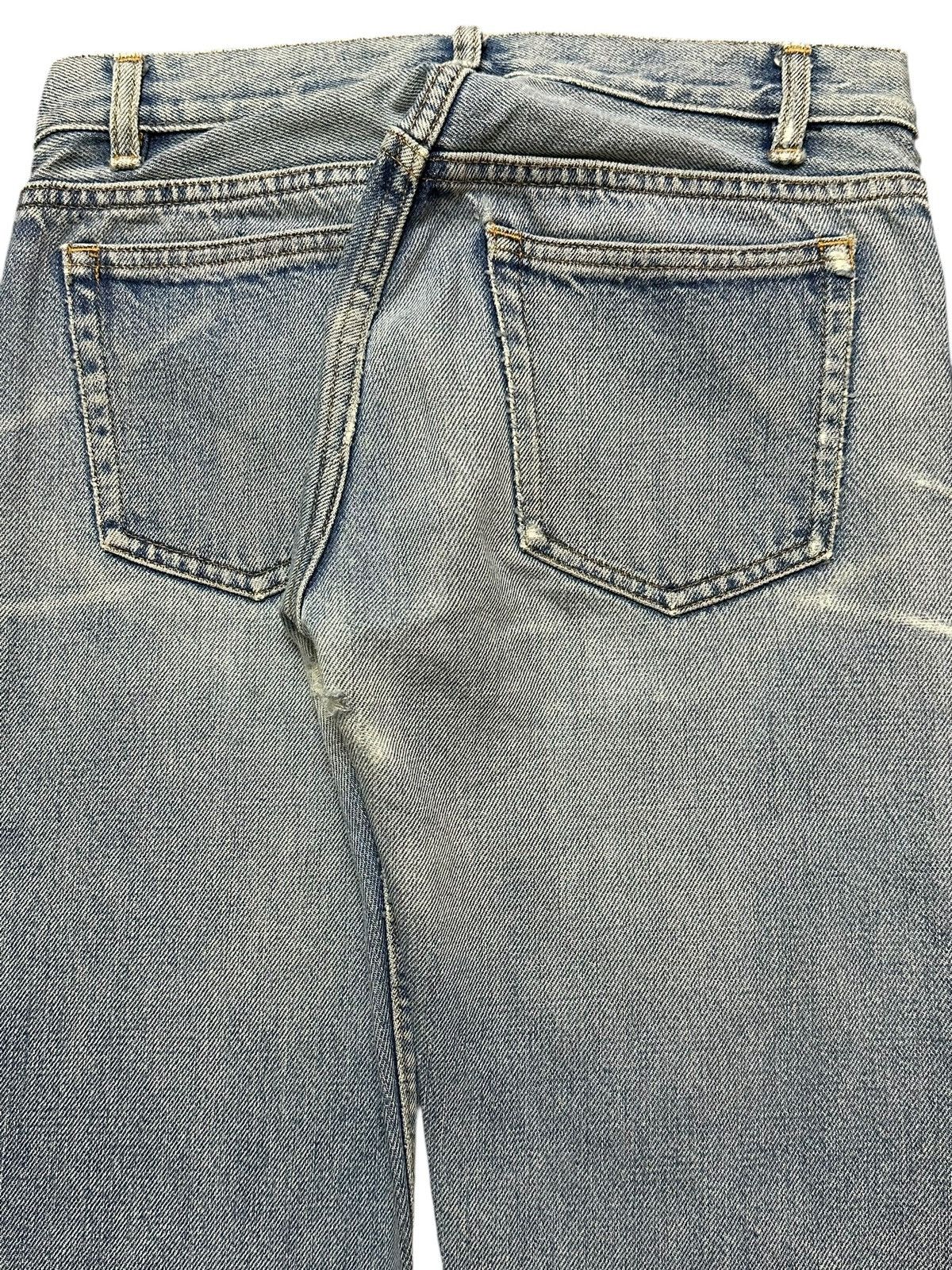 A.P.C. Vintage APC Blue Faded Wash Whisker Distress Style Jeans Size 26" / US 2 / IT 38 - 6 Thumbnail