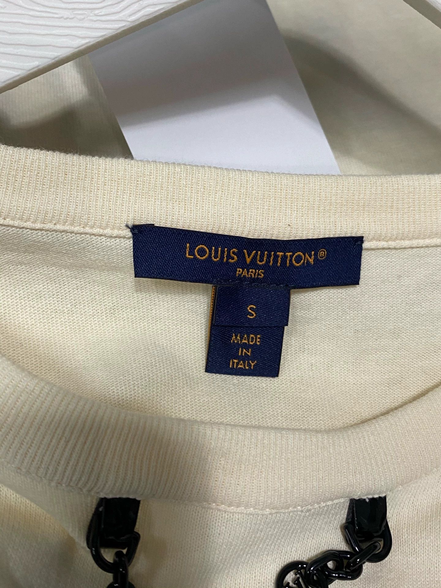 Louis Vuitton Louis Vuitton Chain Short Sleeve Size S 99 New Size S / US 4 / IT 40 - 6 Thumbnail