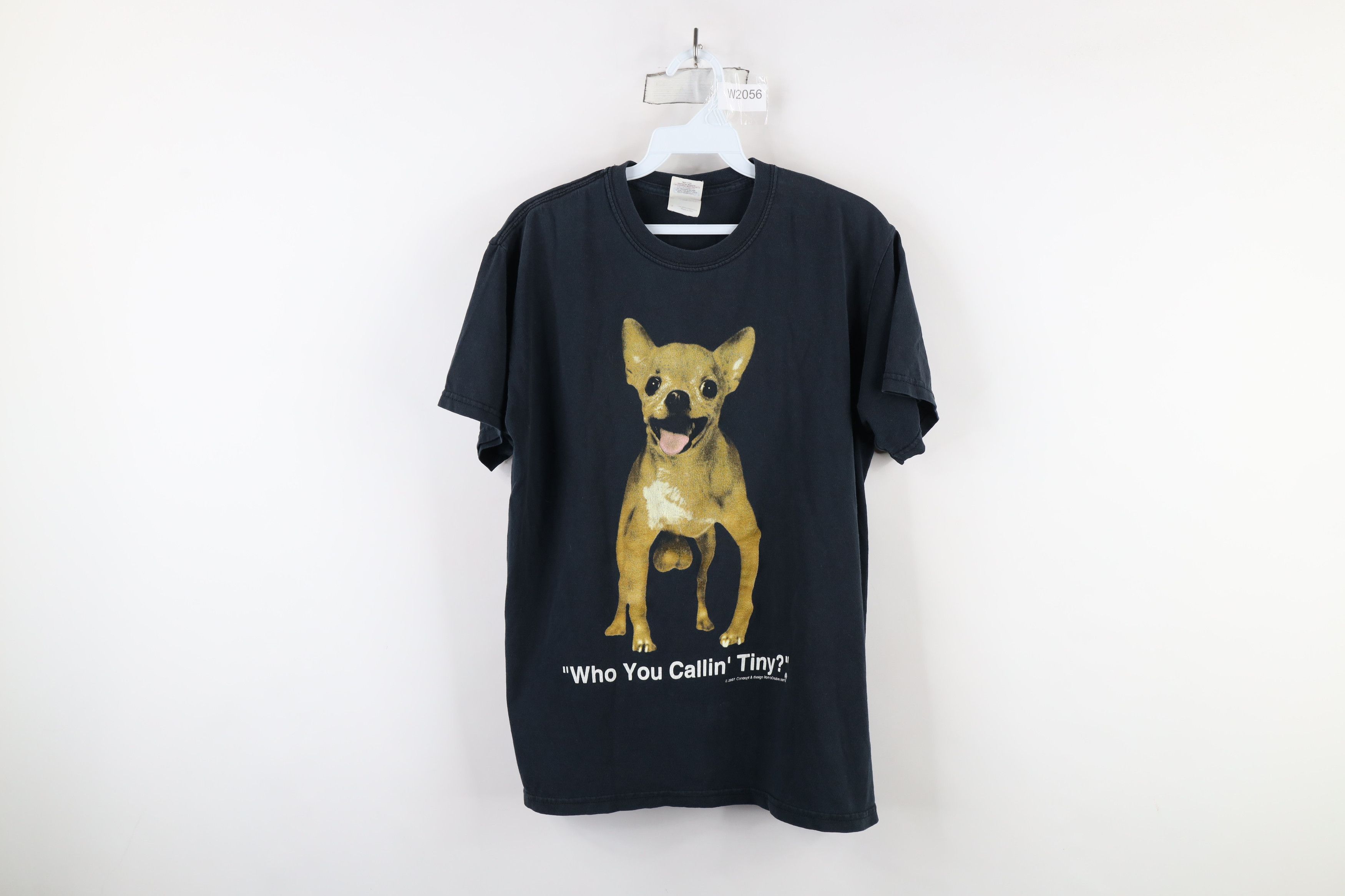Vintage Vintage Y2K Streetwear Calling Tiny Chihuahua Dog T-Shirt Size US M / EU 48-50 / 2 - 1 Thumbnail