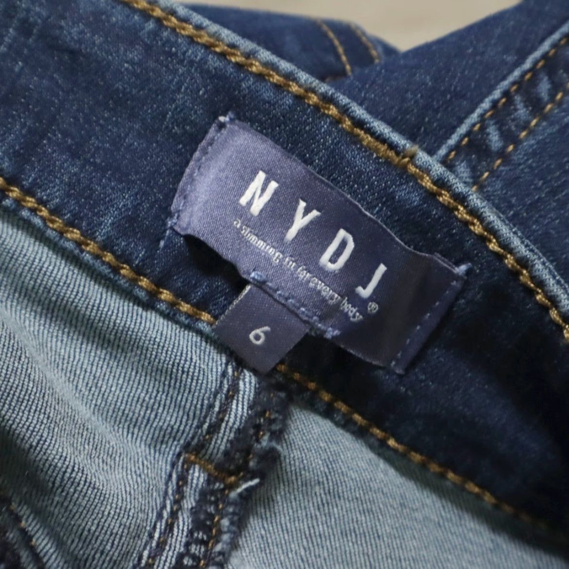 NYDJ NYDJ Jeans Blue Women's 6 Skinny Stretch Medium Wash Denim Pants Shirt? Size 28" / US 6 / IT 42 - 6 Thumbnail
