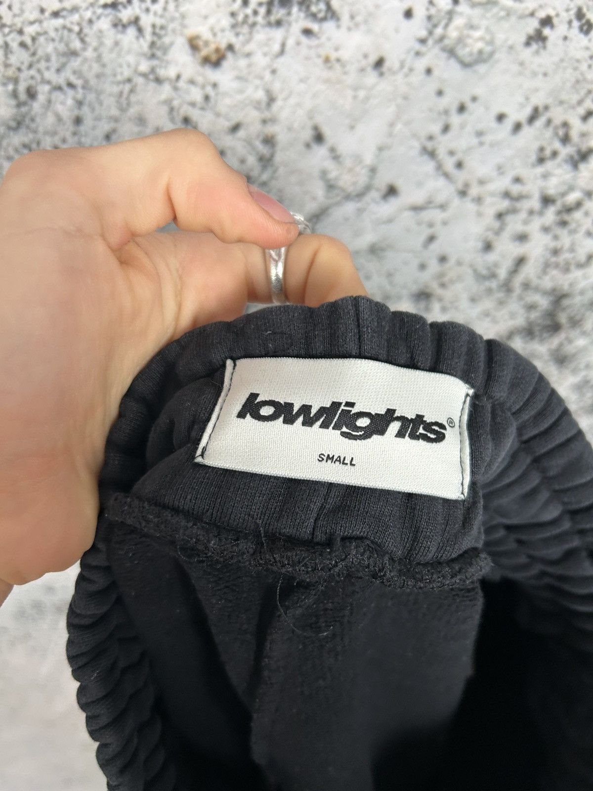 Other Low Lights Studios Baggy Sweatpants Shorts Black Wide Skate Size US 30 / EU 46 - 6 Thumbnail