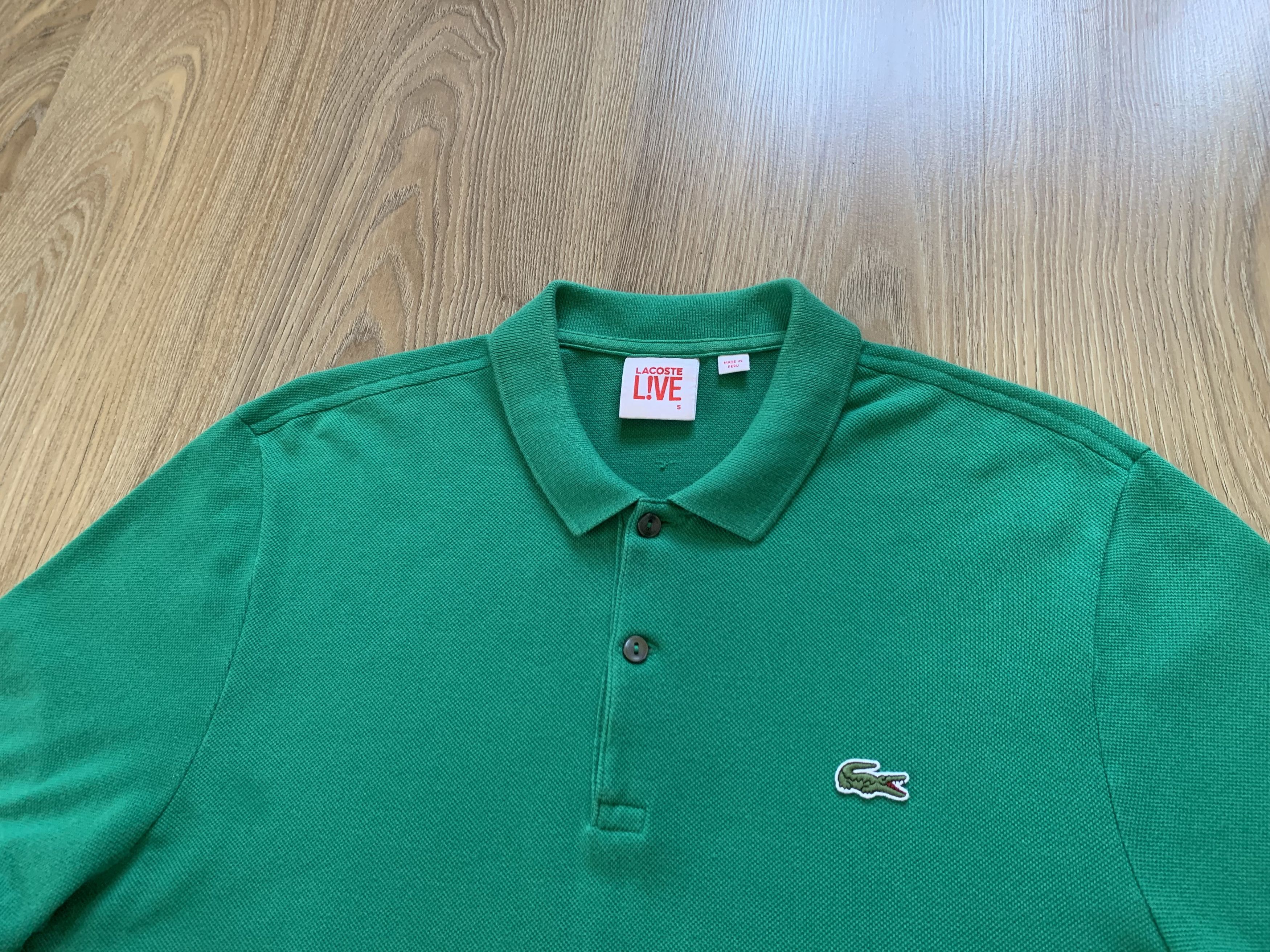 Lacoste × Vintage Lacoste Live Green Polo T Shirt Size US M / EU 48-50 / 2 - 4 Thumbnail
