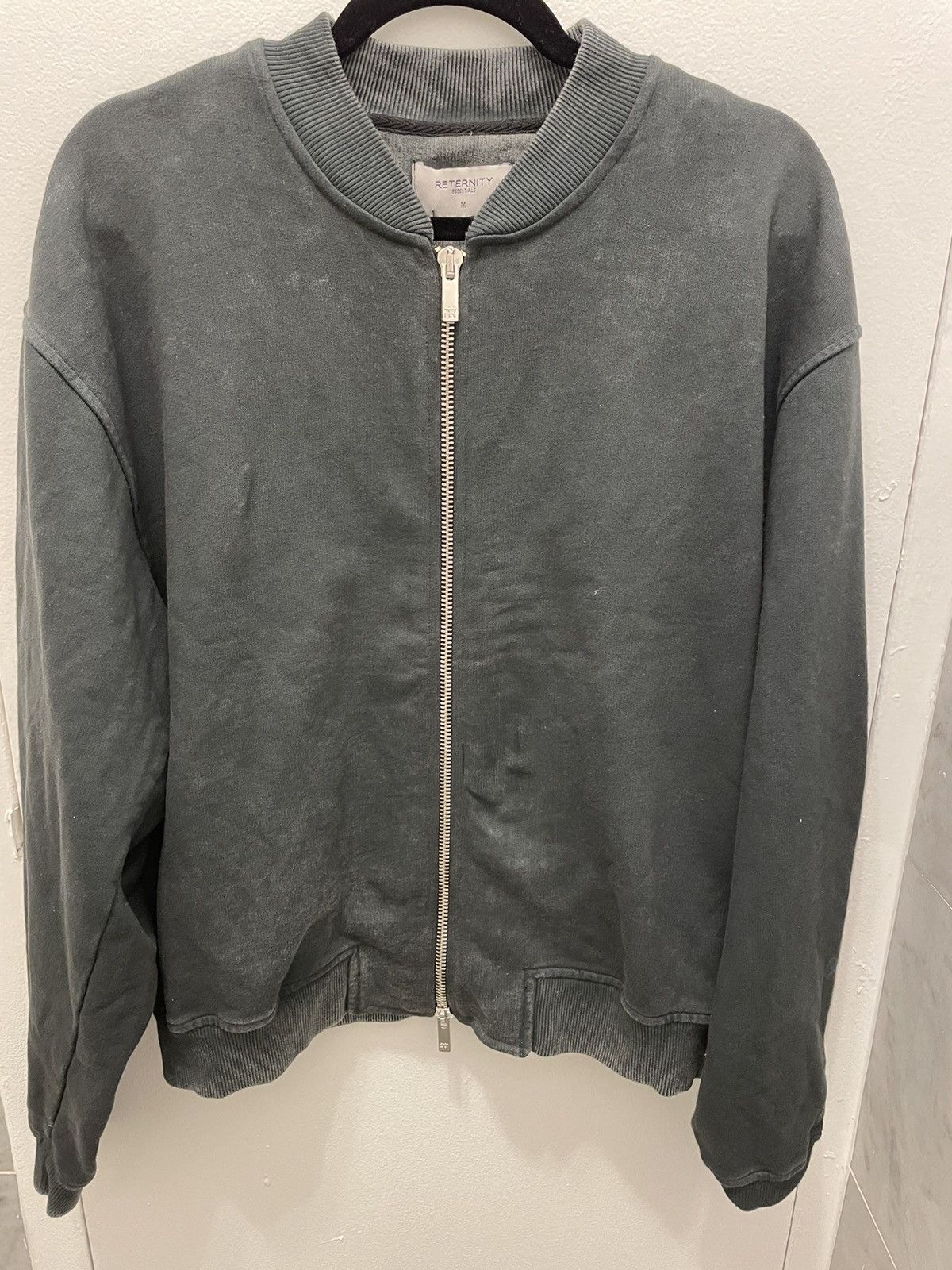 Other Reternity Washed Grey Bomber Jacket Size US M / EU 48-50 / 2 - 1 Thumbnail