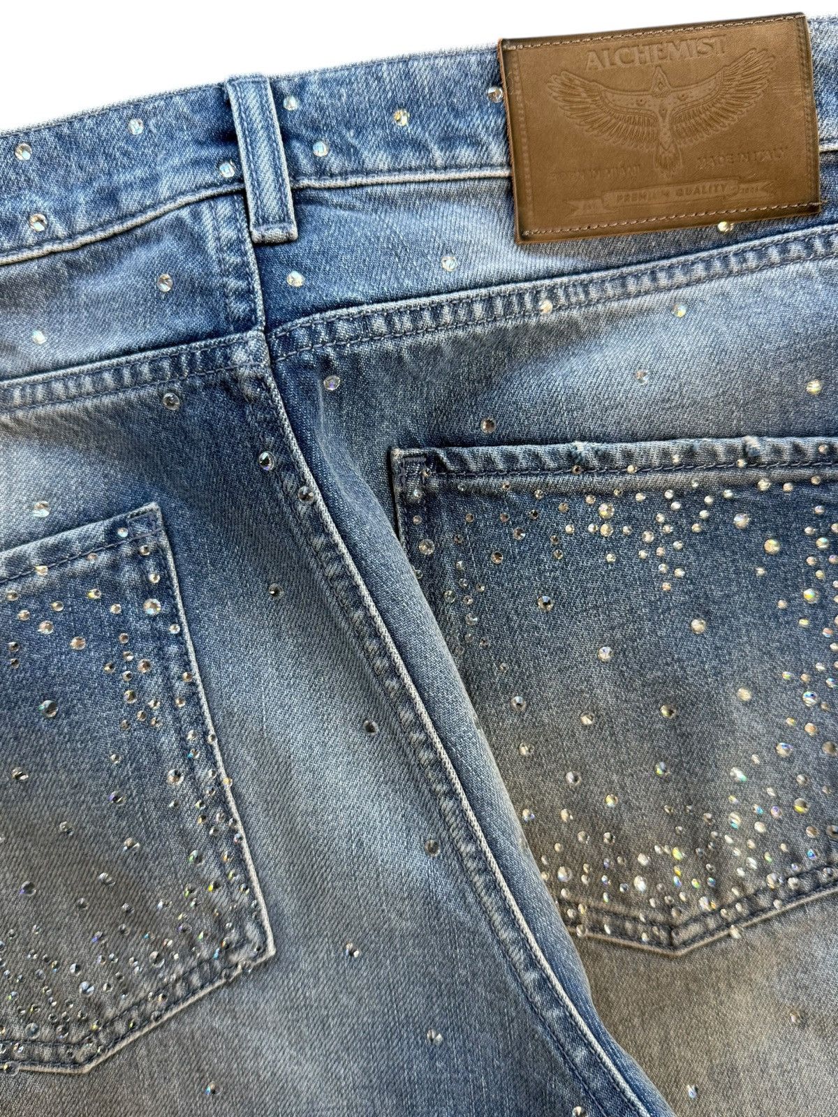 Alchemist Alchemist Crystal & Mohair Studio Jeans Size US 32 / EU 48 - 6 Thumbnail
