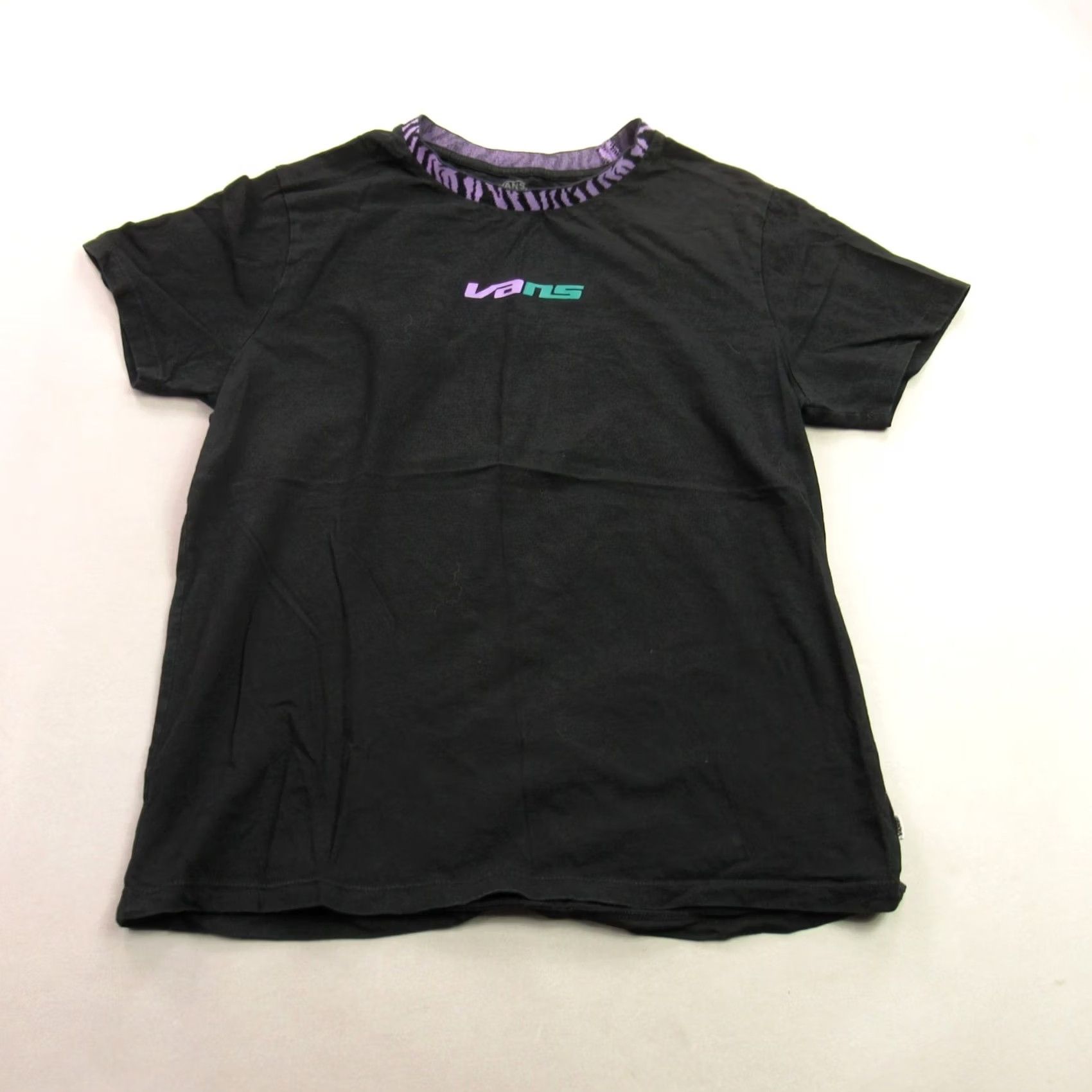 Vans VANS Shirt Mens Large Short Sleeve Crew Neck Outdoors Black Casual Lightweight Size US L / EU 52-54 / 3 - 2 Thumbnail